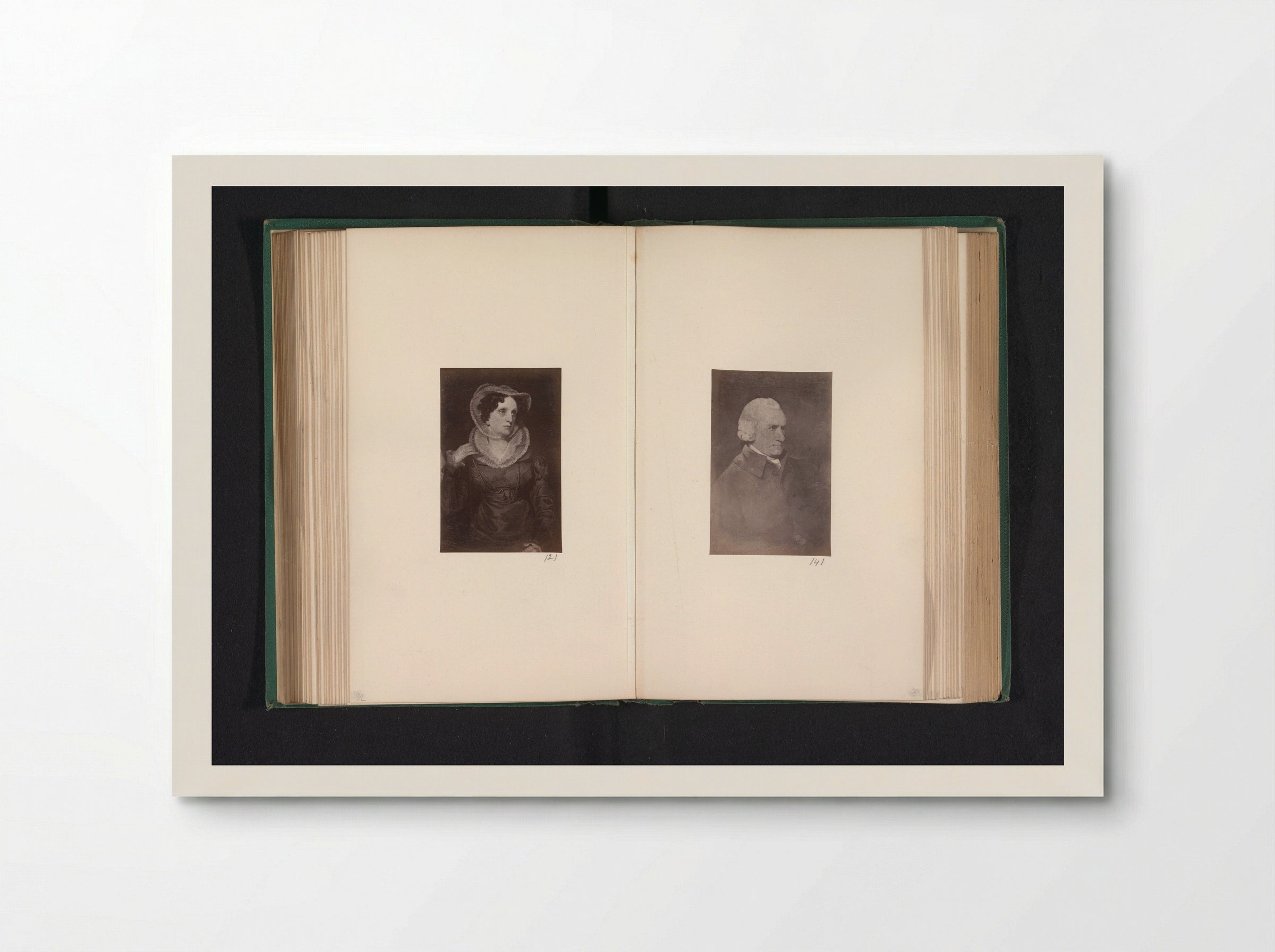 Portraits of Mungo Campbell and Woman in Bonnet - Thomas Annan - Poster