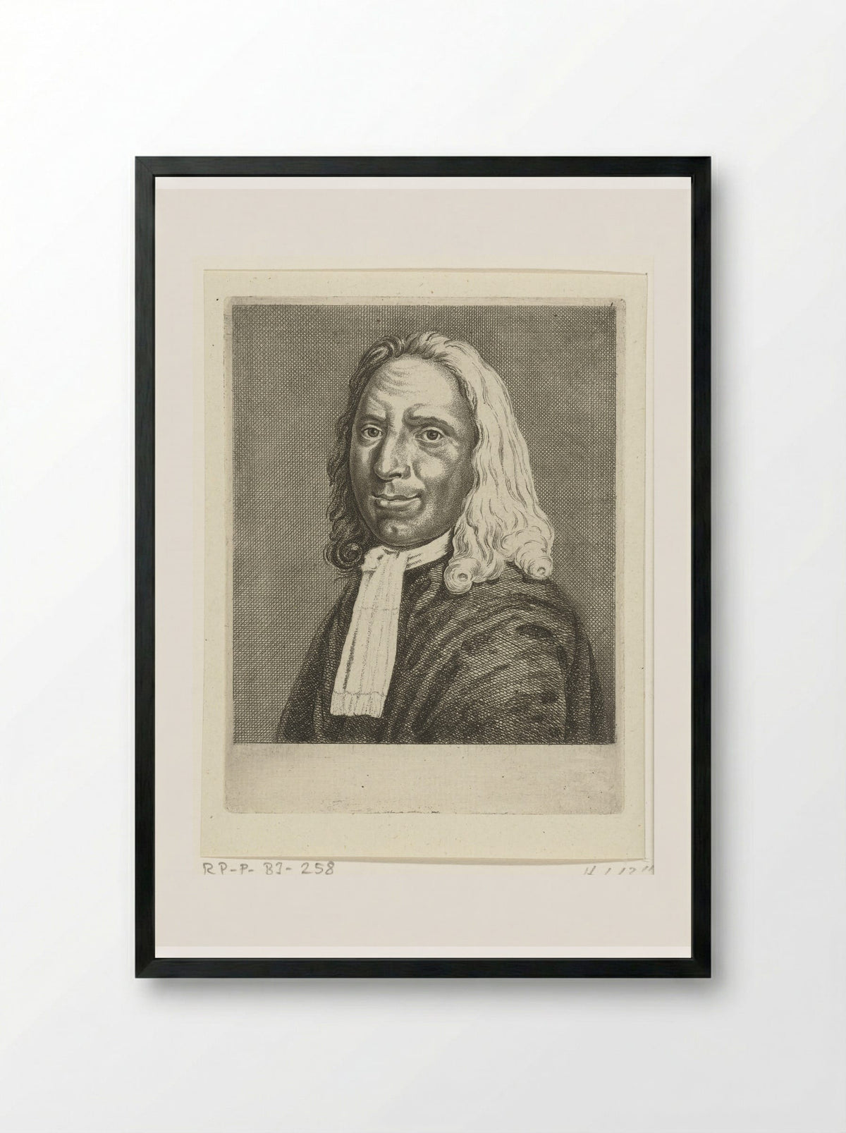 Portret van Albert Cuyp - Ernst Willem Jan Bagelaar - Framed Print Black