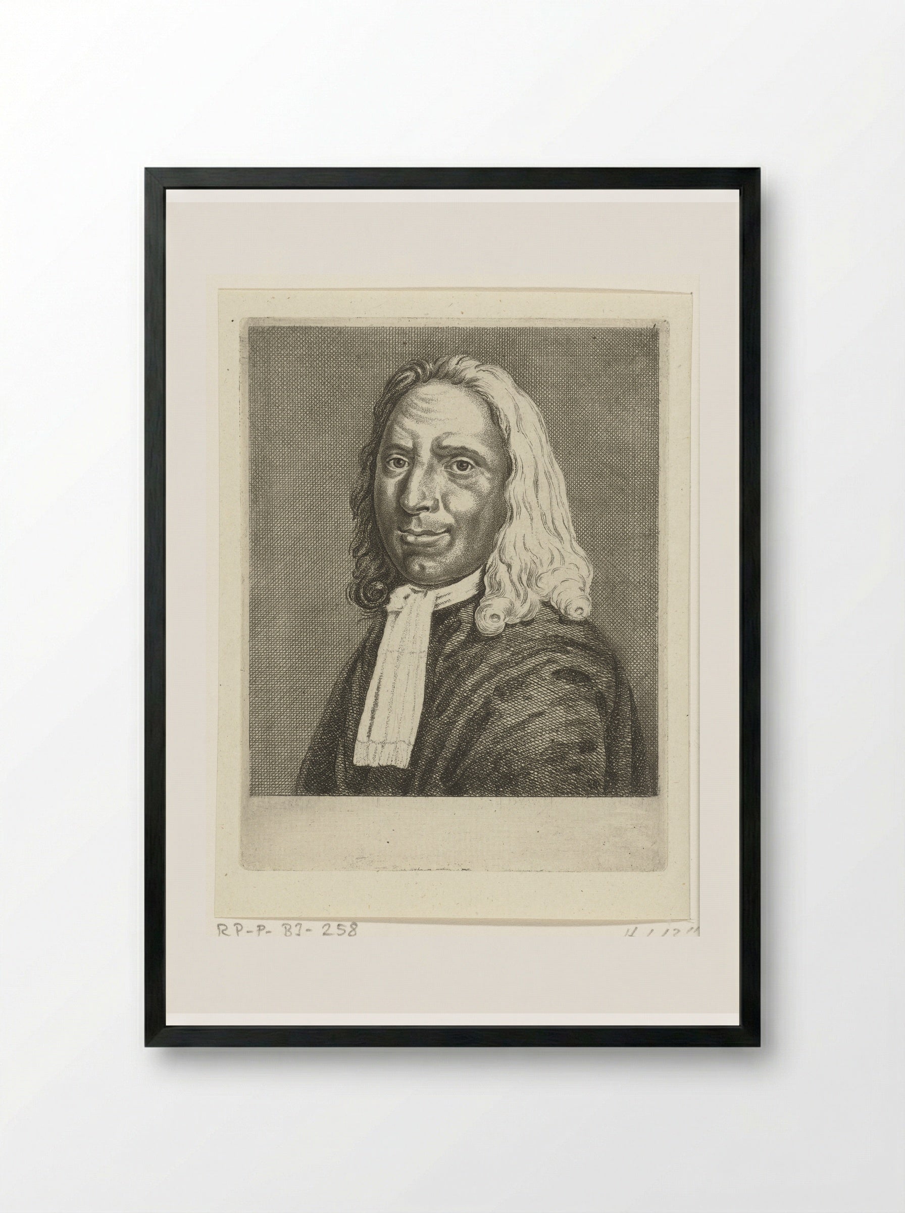 Portret van Albert Cuyp - Ernst Willem Jan Bagelaar - Framed Print Black