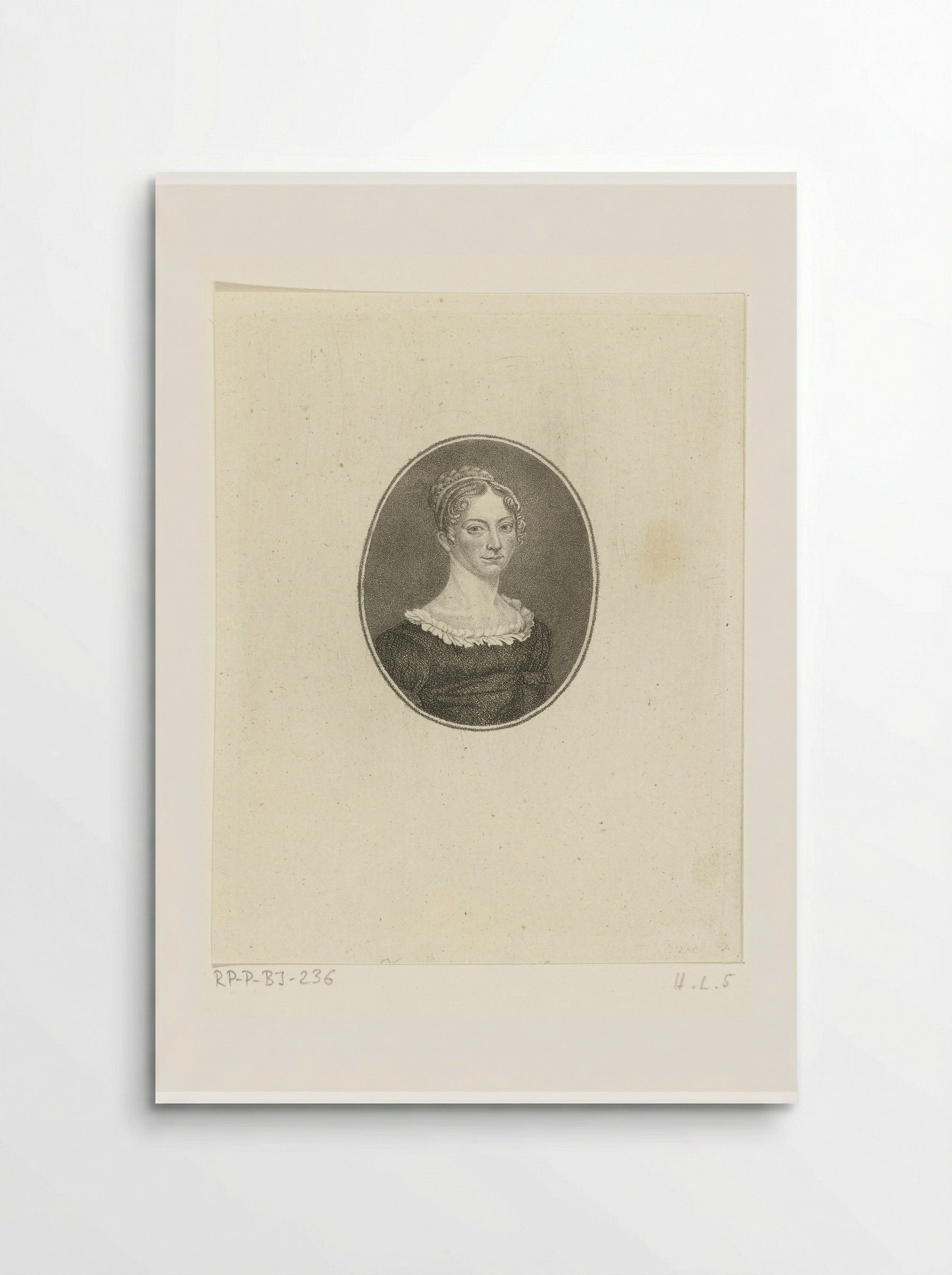 Portret van Anna Susanna van der Chijs-Bagelaar - Ernst Willem Jan Bagelaar - Poster