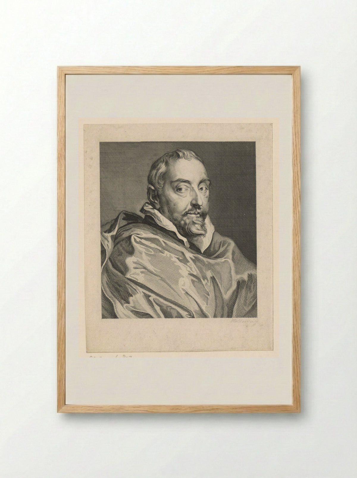 Portret van Antonius Triest - Thomas Holloway - Framed Print Wood