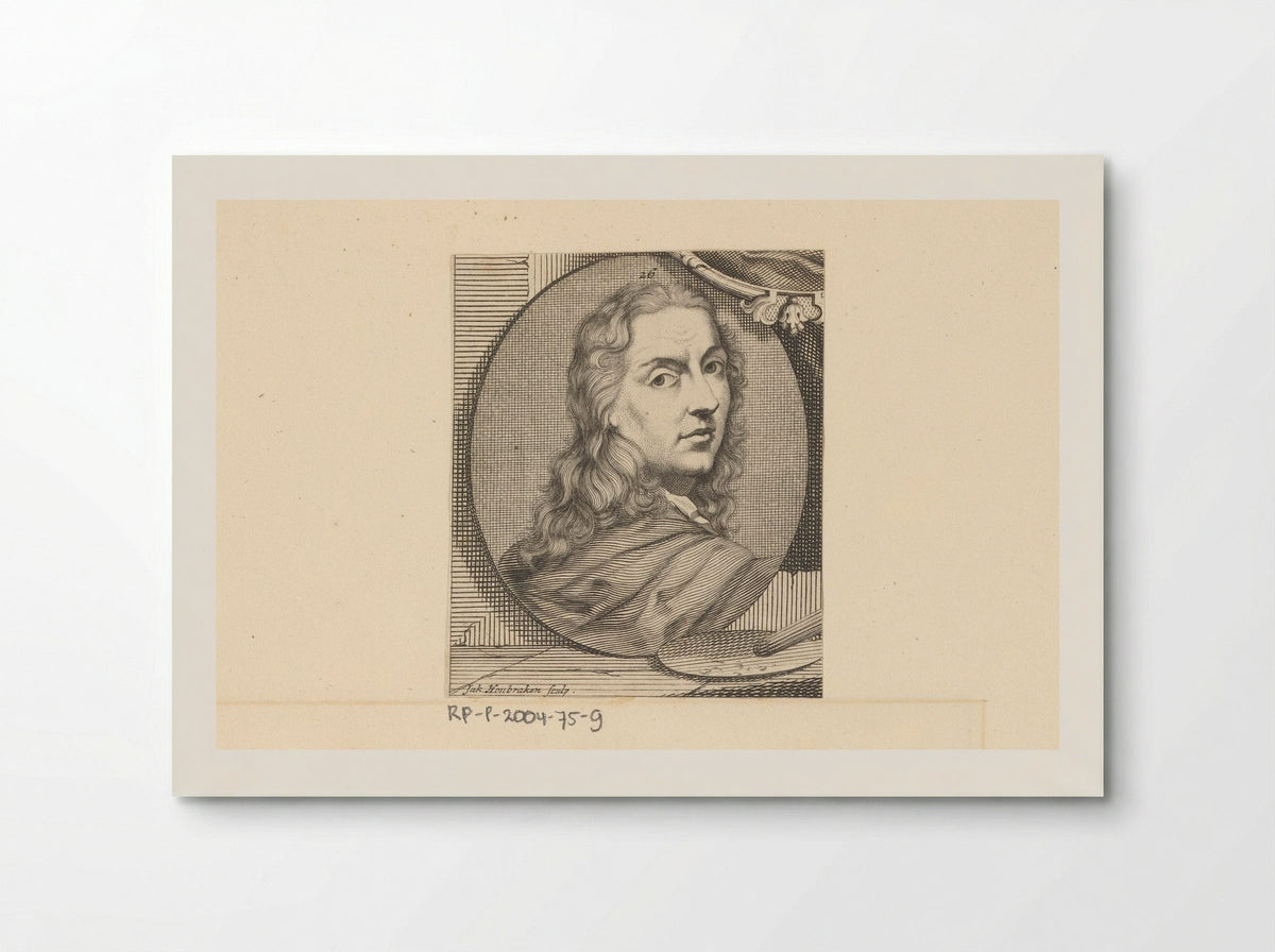 Portret van Augustinus Terwesten (I) - Antonina Houbraken - Poster