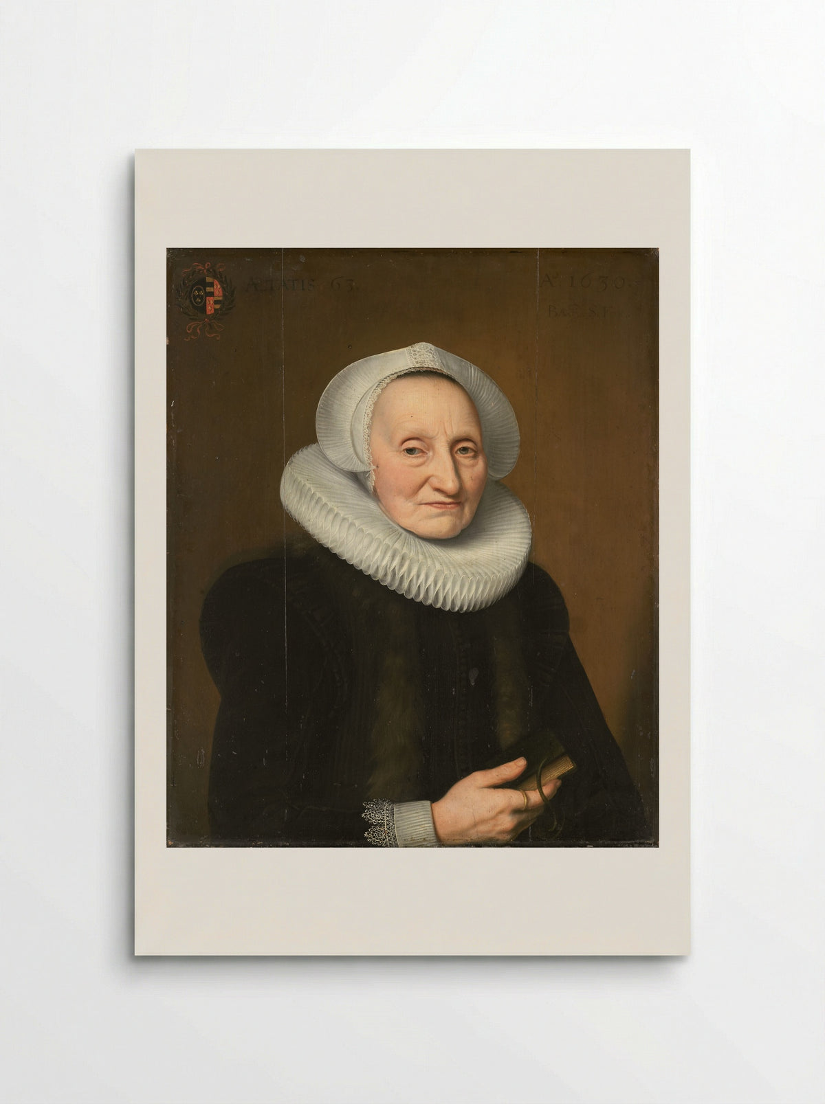 Portret van Belia Claesdr - Bartholomeus Sarburgh - Poster
