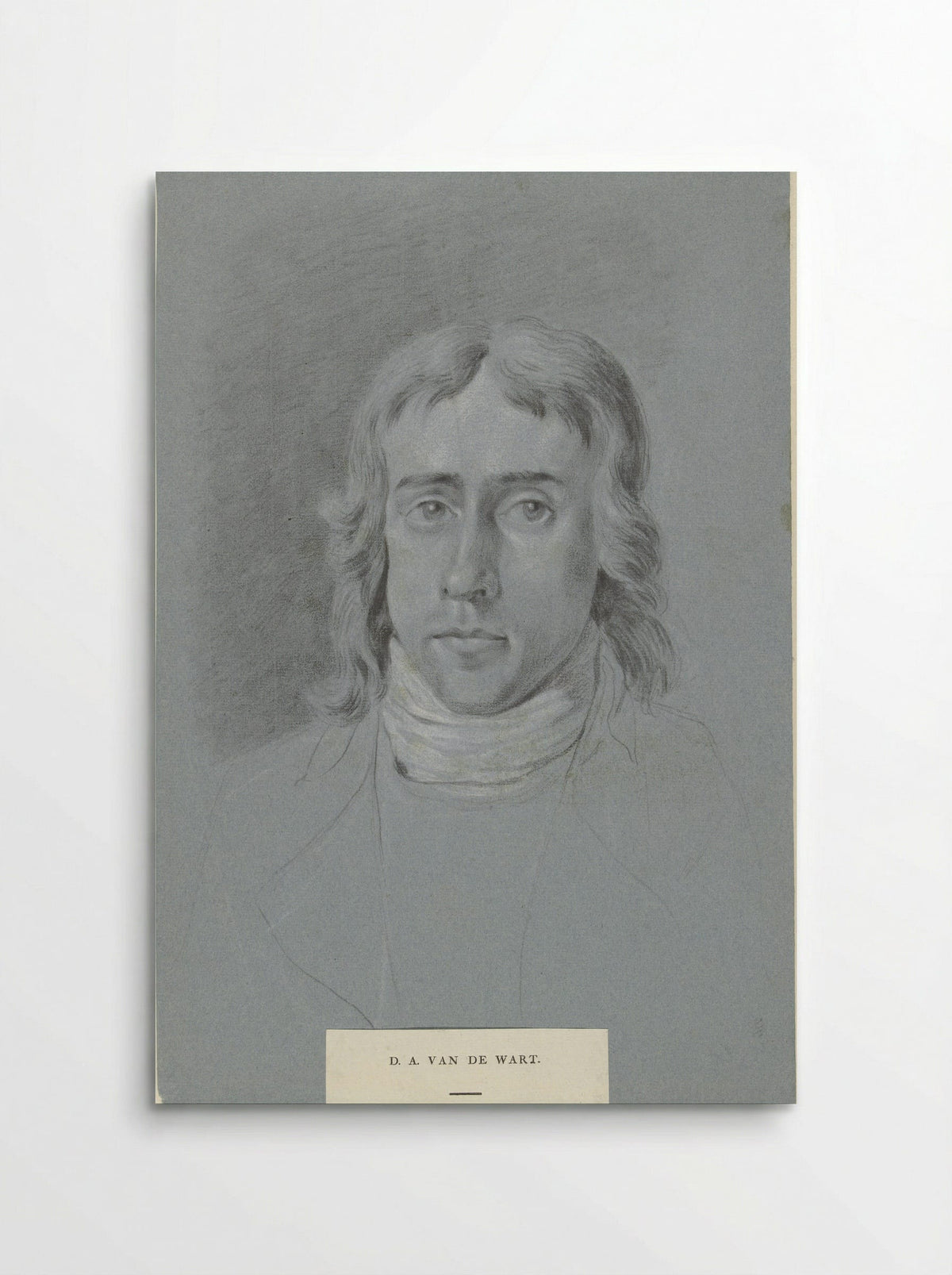 Portret van Carel Wouter Visscher - Derk Anthony van de Wart - Poster