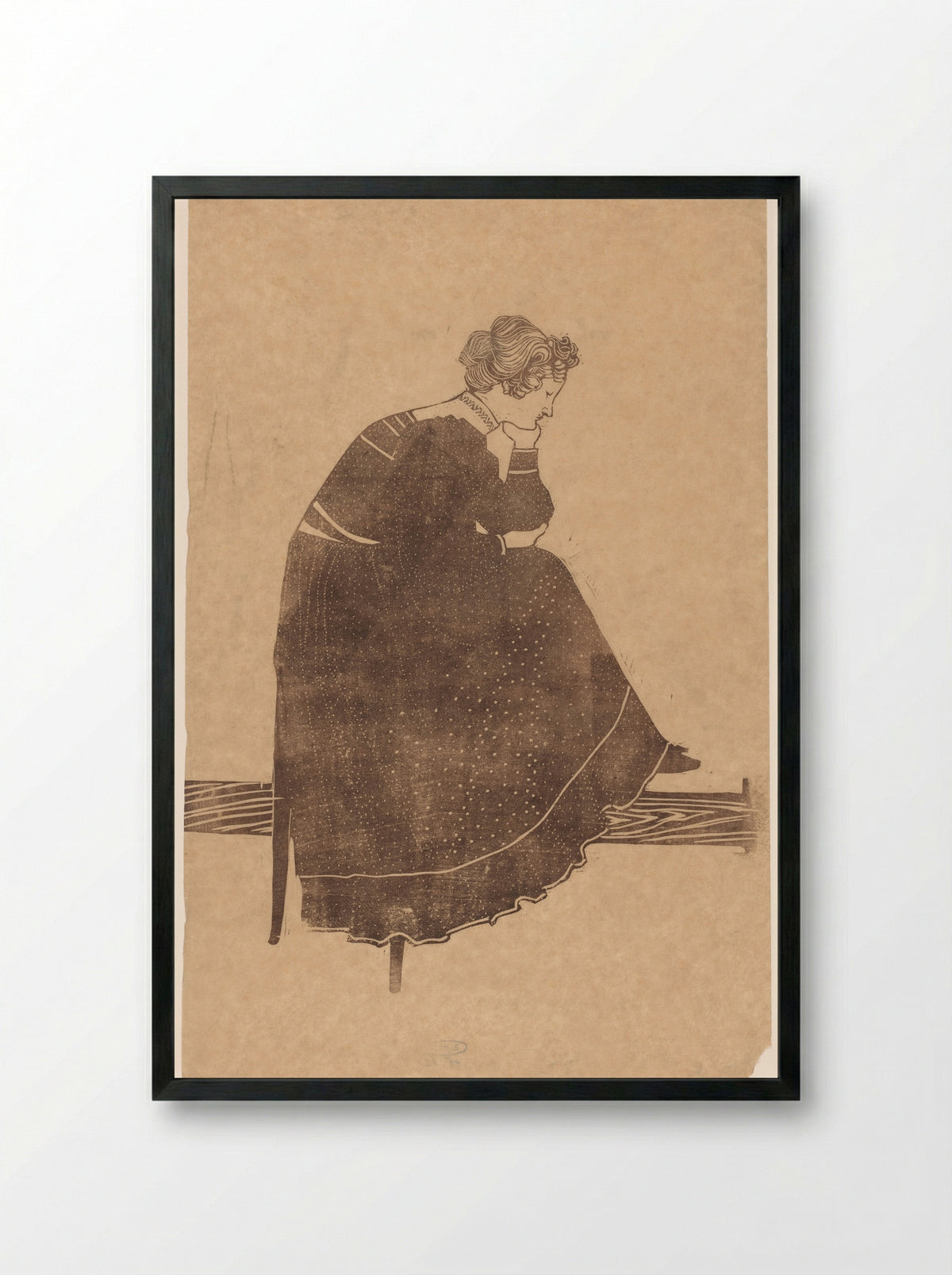 Portret van Coba Stolk-Schmidt - Reijer Stolk - Framed Print Black