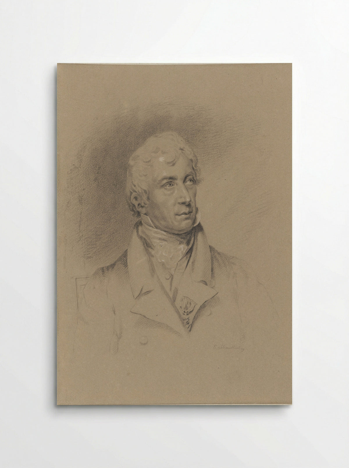 Portret van Cornelis Apostool - Elisabeth Barbara Schmetterling - Poster