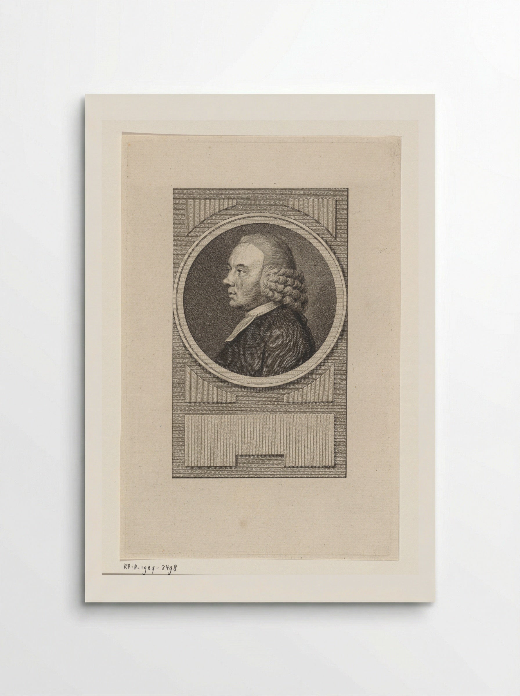 Portret van Engelbertus Matthias Engelberts - Reinier Vinkeles - Poster