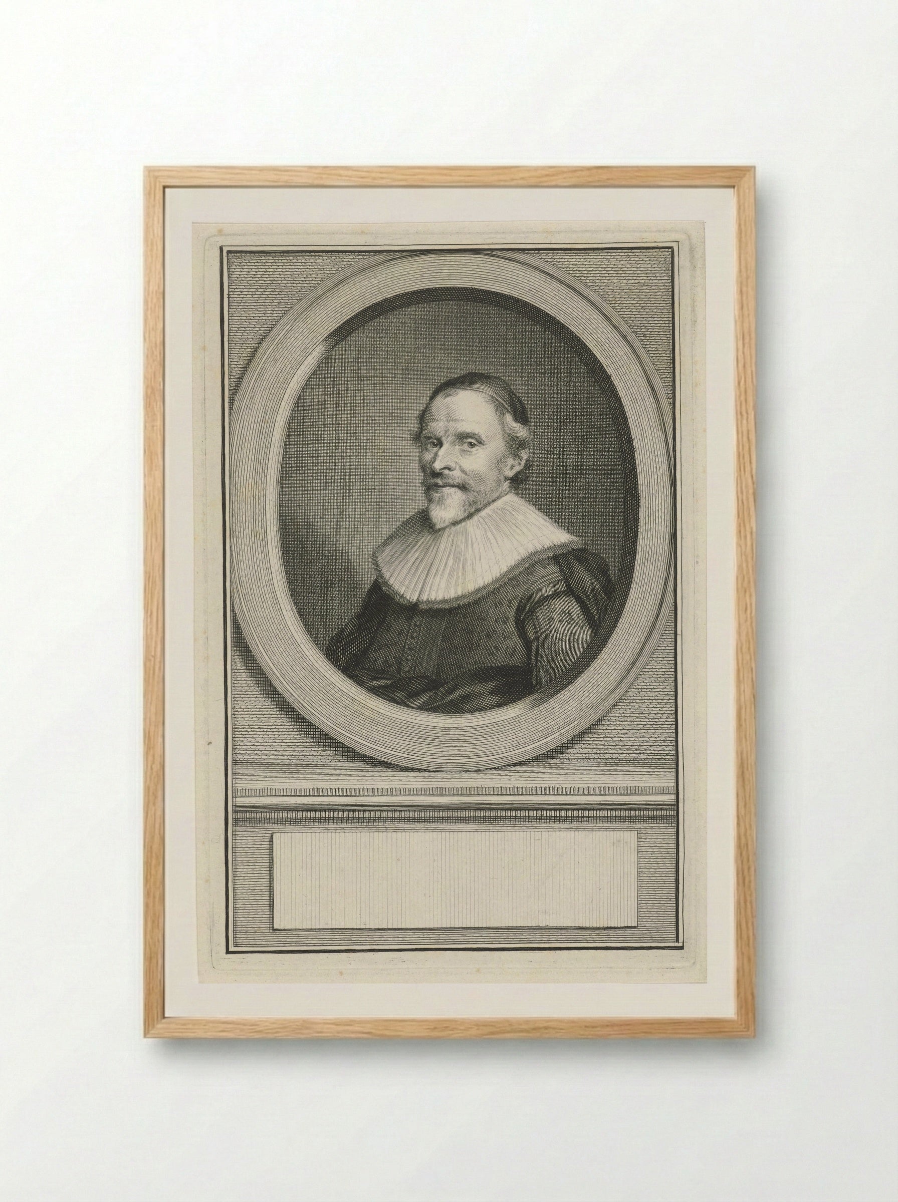 Portret van François van Aerssen - Jacob Houbraken - Framed Print Wood