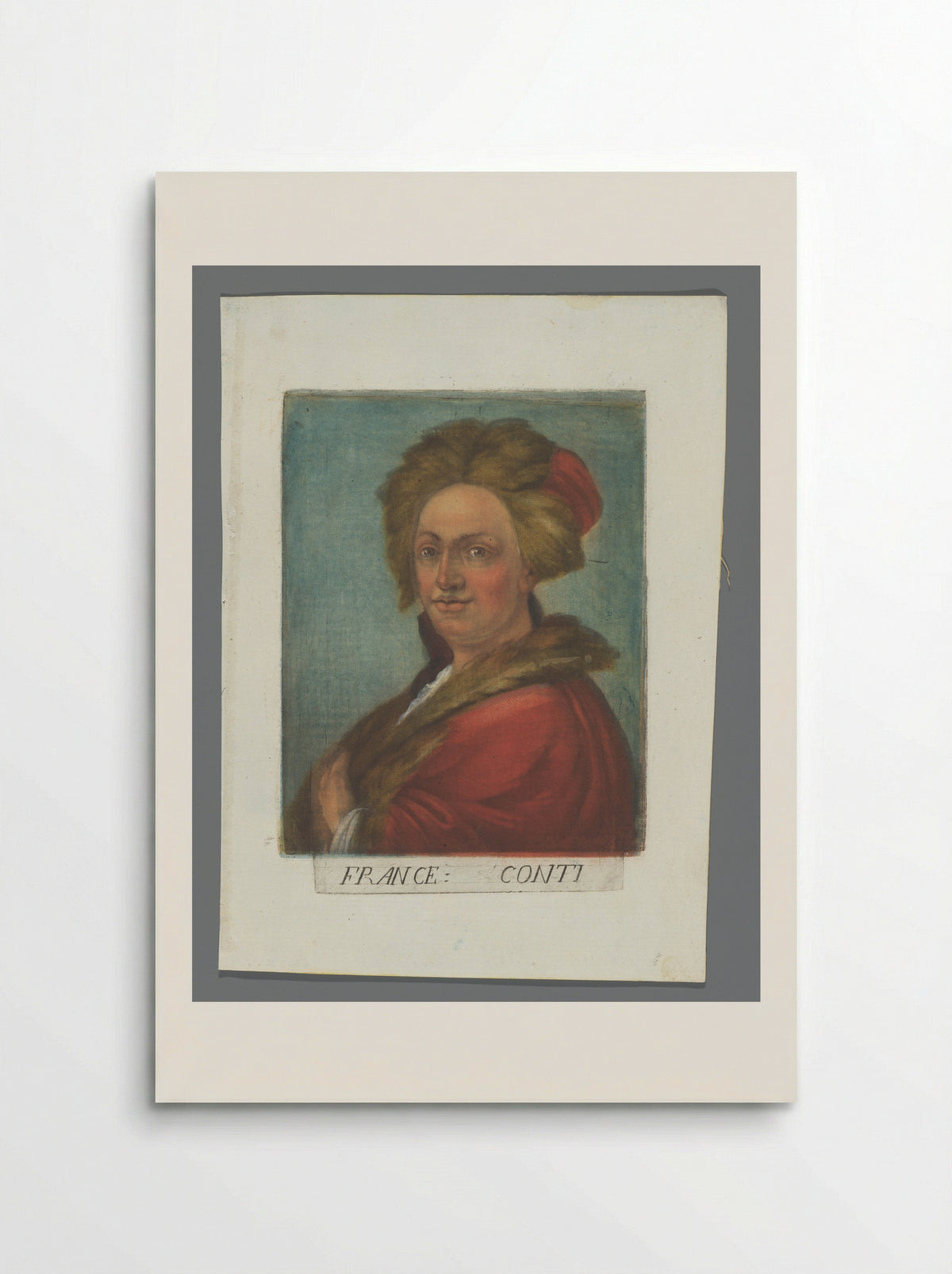 Portret van Francesco Conti - Carlo Lasinio - Poster