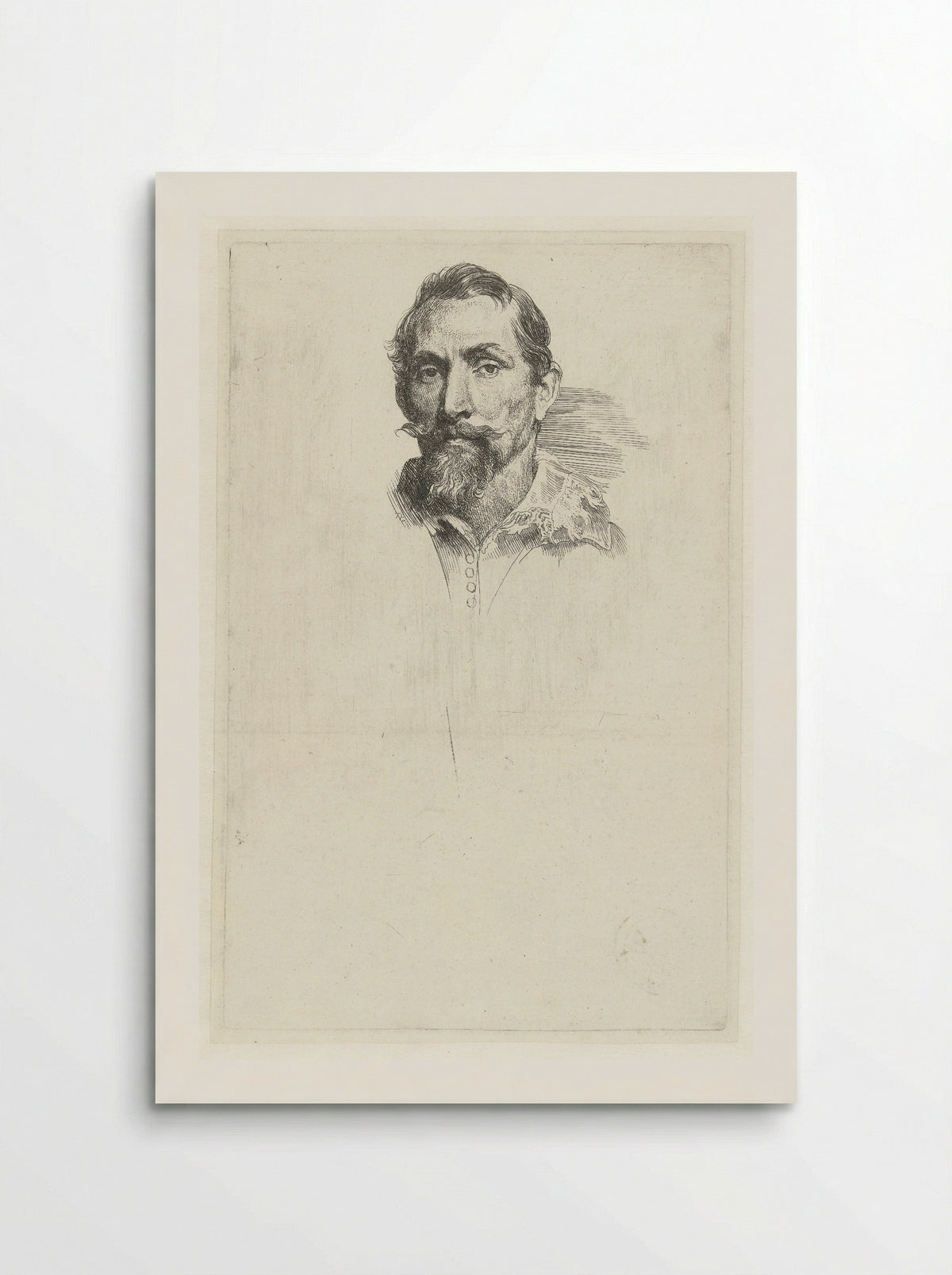 Portret van Frans Snijders - Anthony van Dyck - Poster