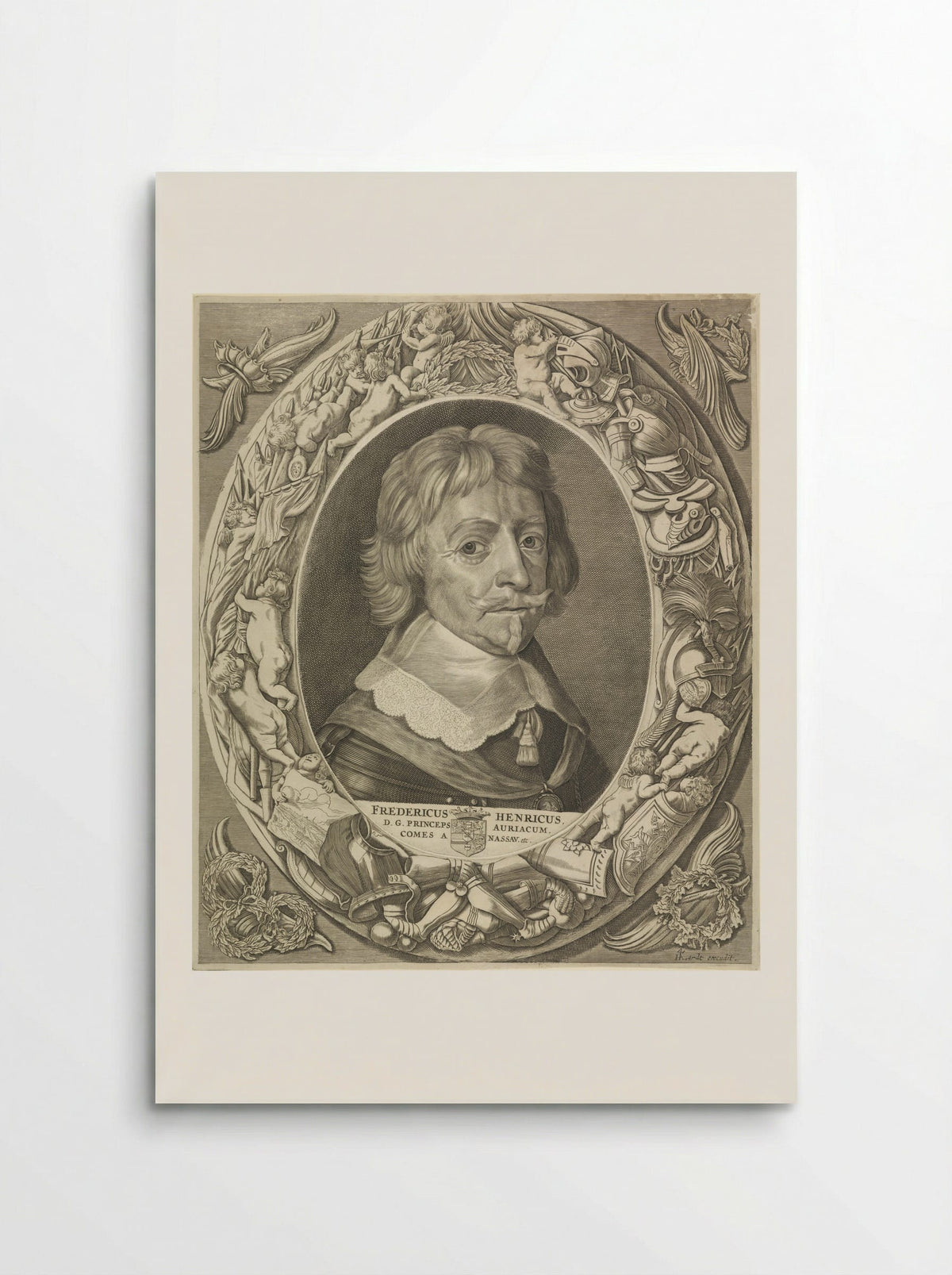Portret van Frederik Hendrik, prins van Oranje - Jan Brouwer - Poster