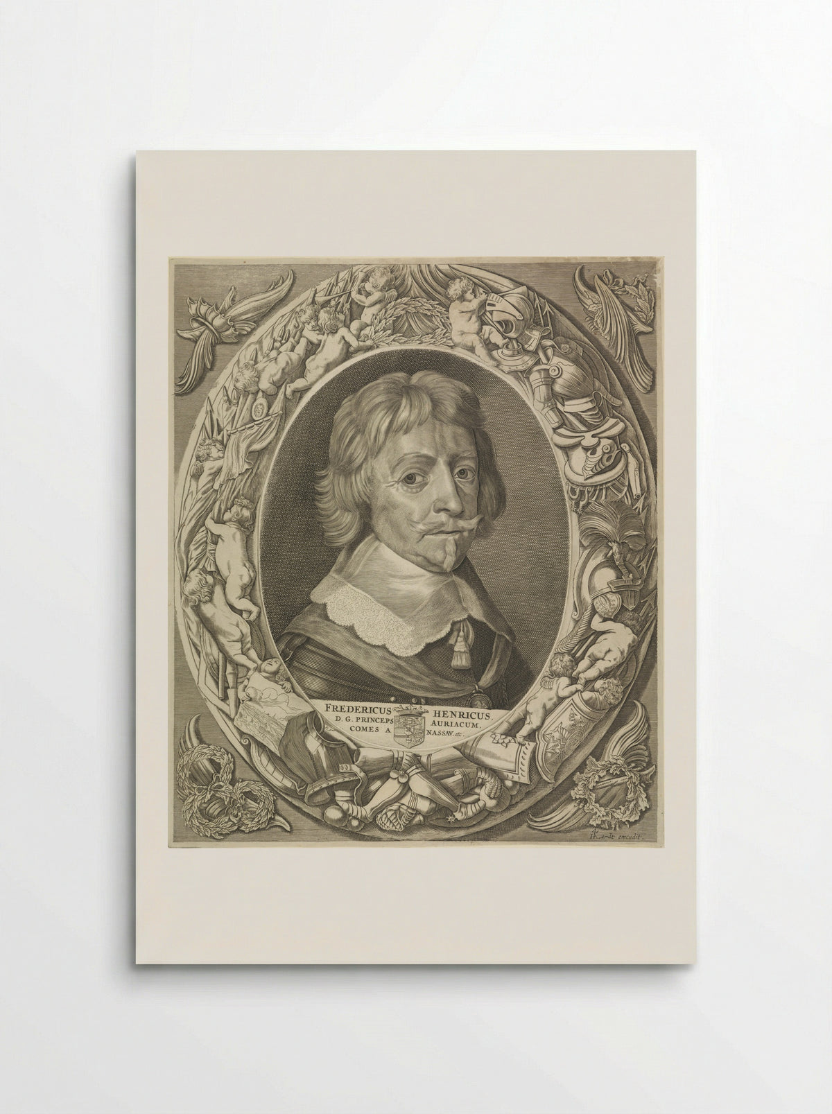 Portret van Frederik Hendrik, prins van Oranje - Jan Brouwer - Poster