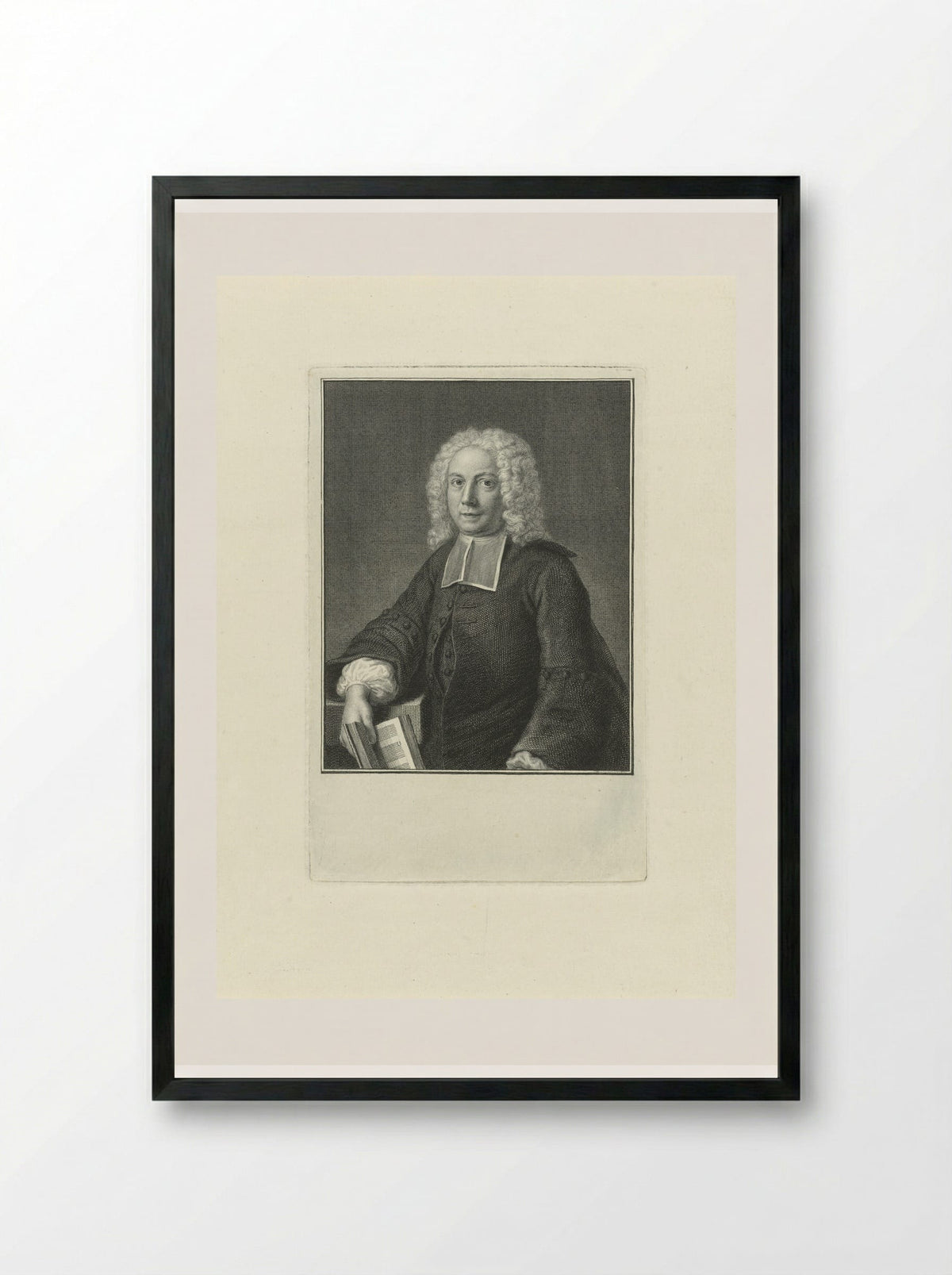 Portret van Gabriel Dumont - Pieter Tanjé - Framed Print Black