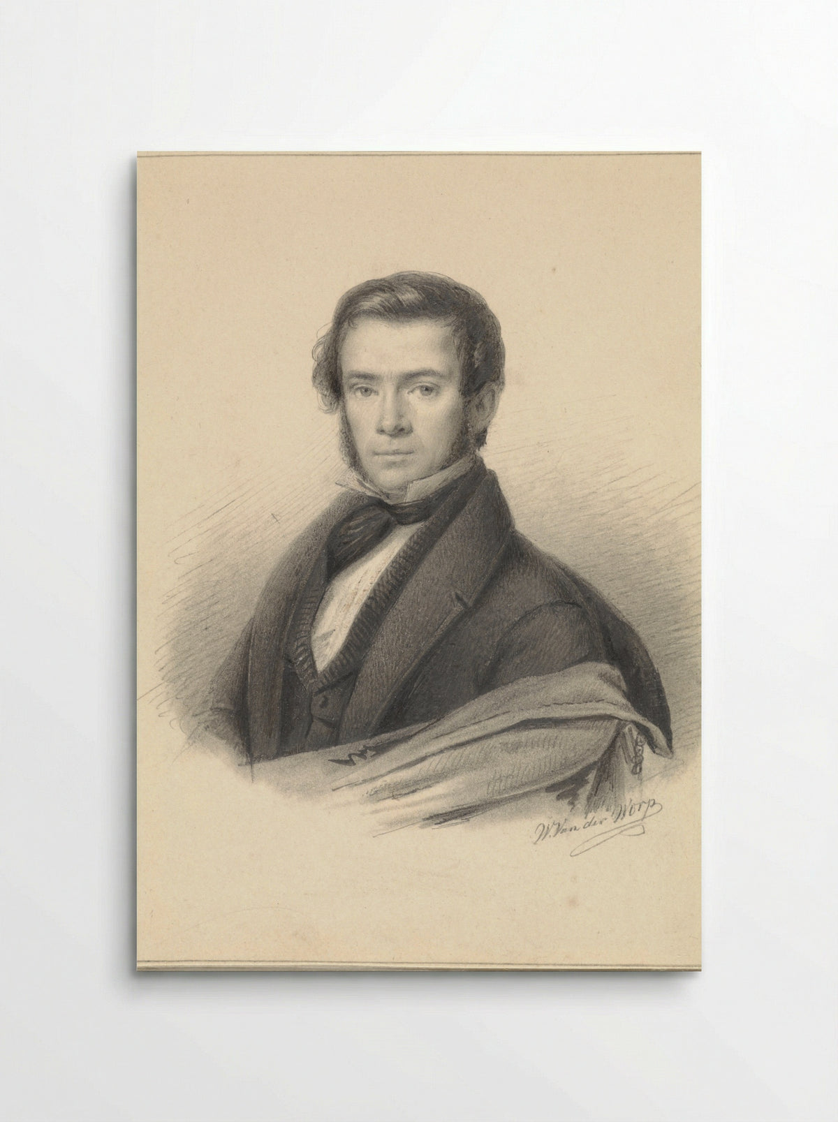 Portret van George Gillis Haanen - Willem van der Worp - Poster