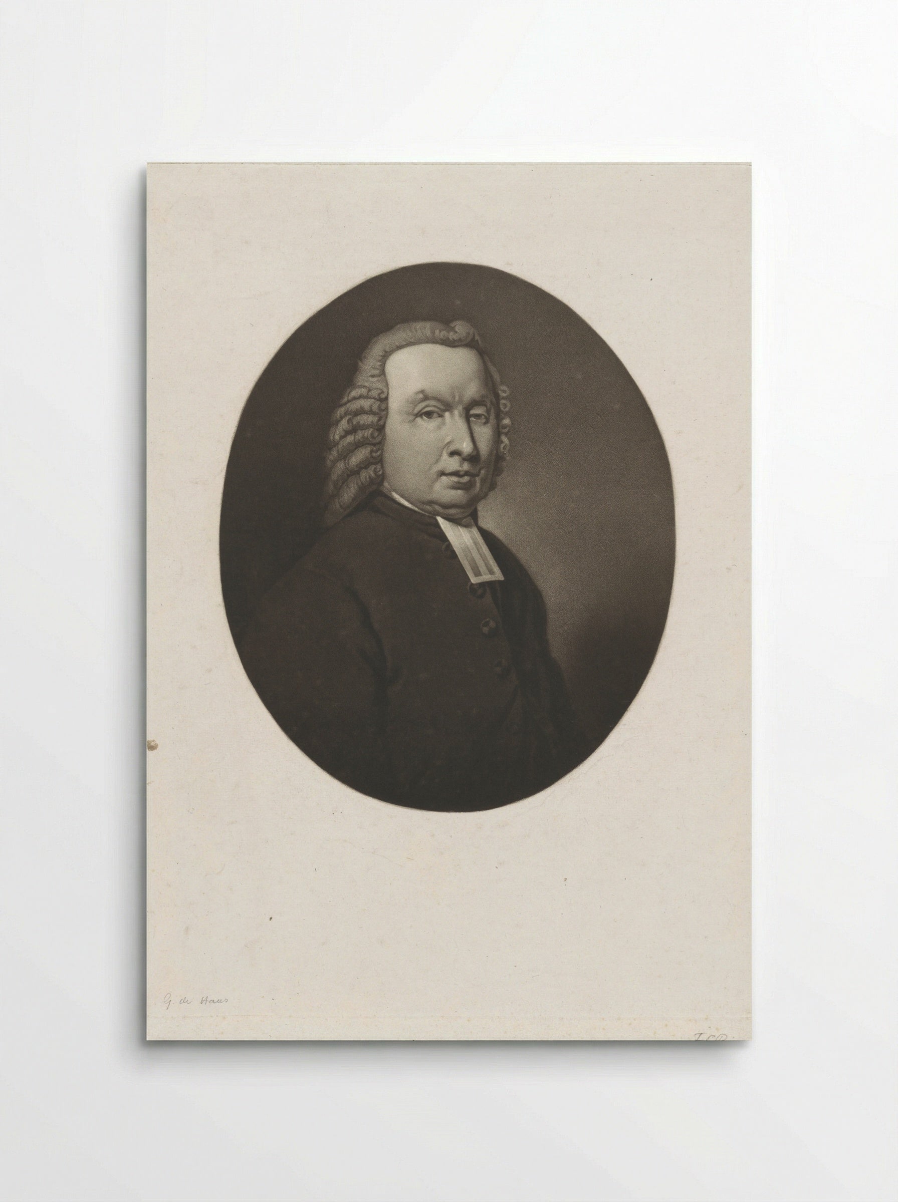 Portret van Gerhardus de Haas - Frederik Christiaan Bierweiler - Poster