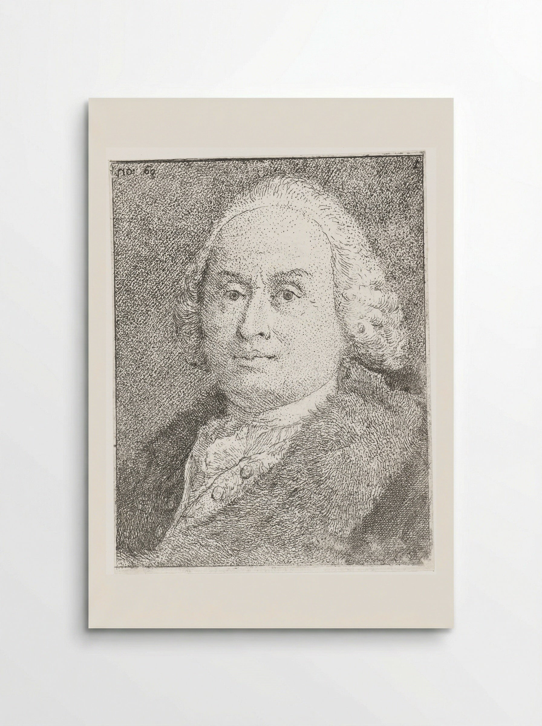 Portret van Giovanni Battista Tiepolo - Giovanni Domenico Tiepolo - Poster