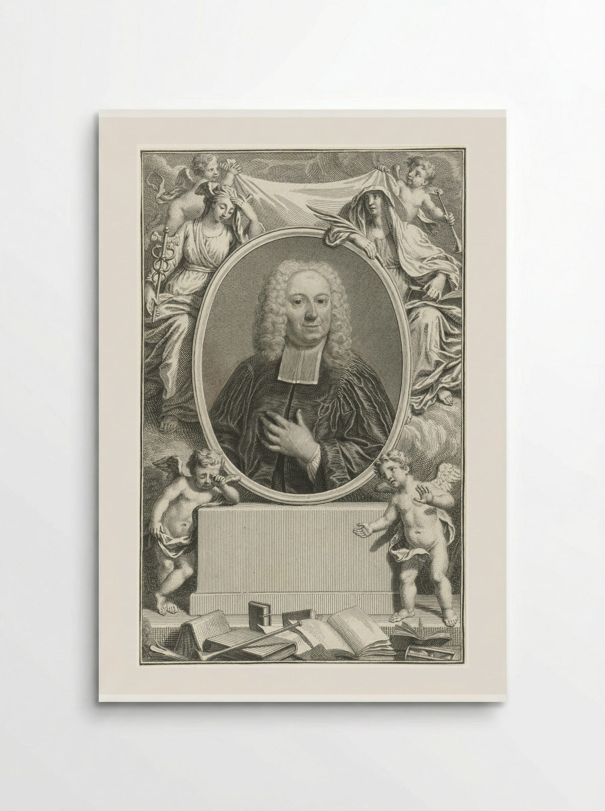 Portret van Henri Châtelain - Pieter Tanjé - Poster