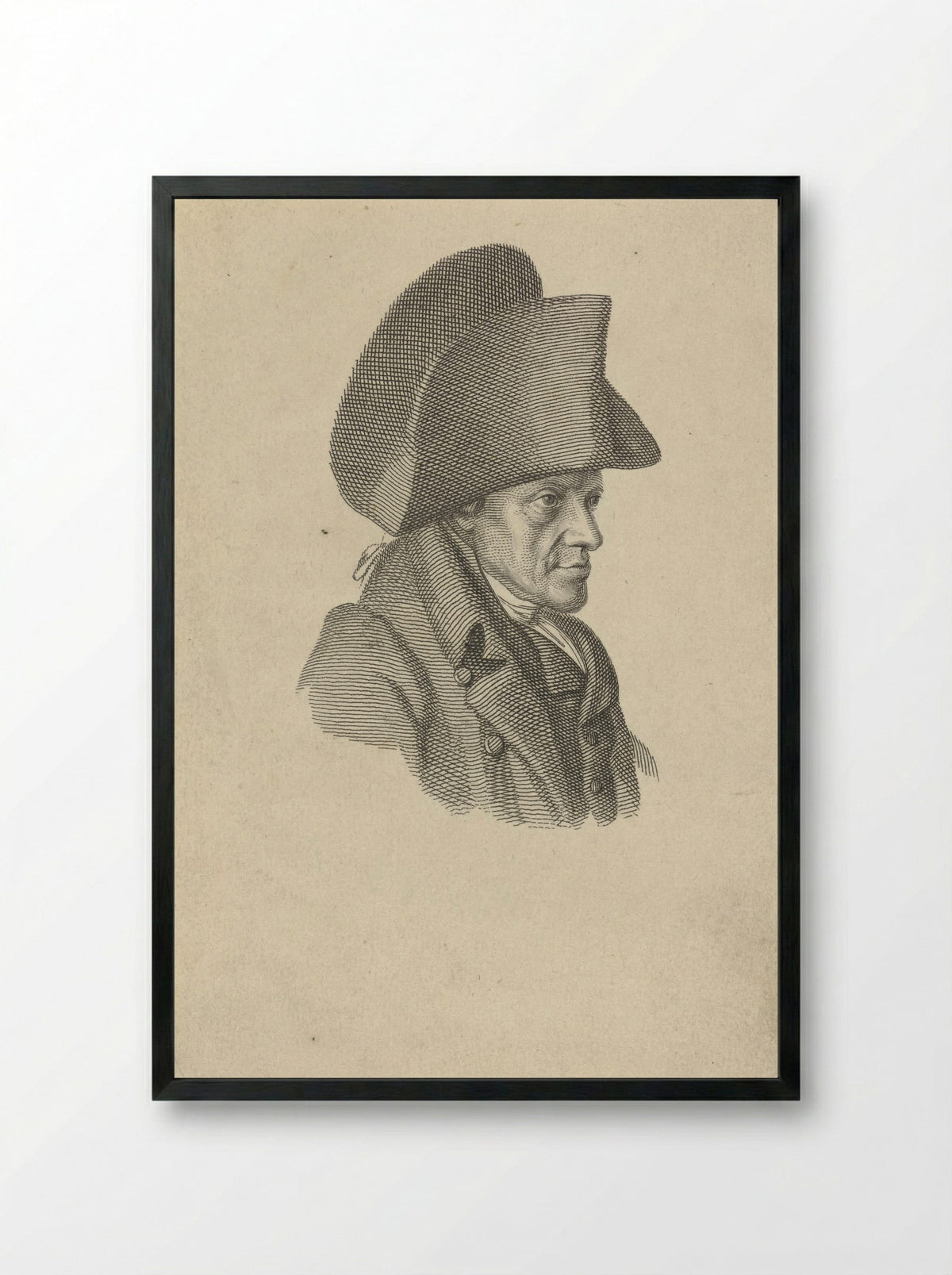 Portret van Hidde Heeremiet - Jacob Ernst Marcus - Framed Print Black