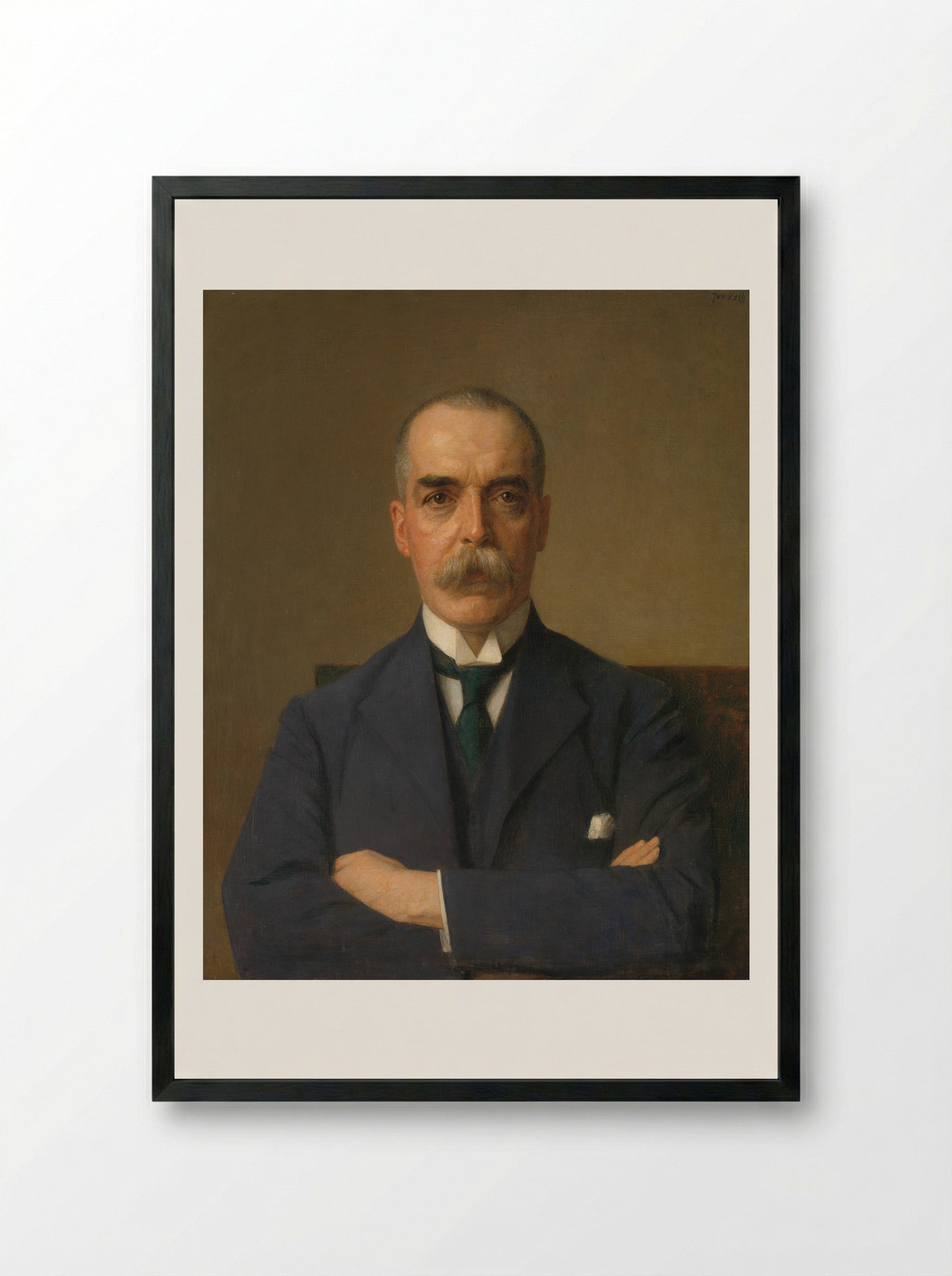 Portret van Isaac de Bruijn - Jan Veth - Framed Print Black