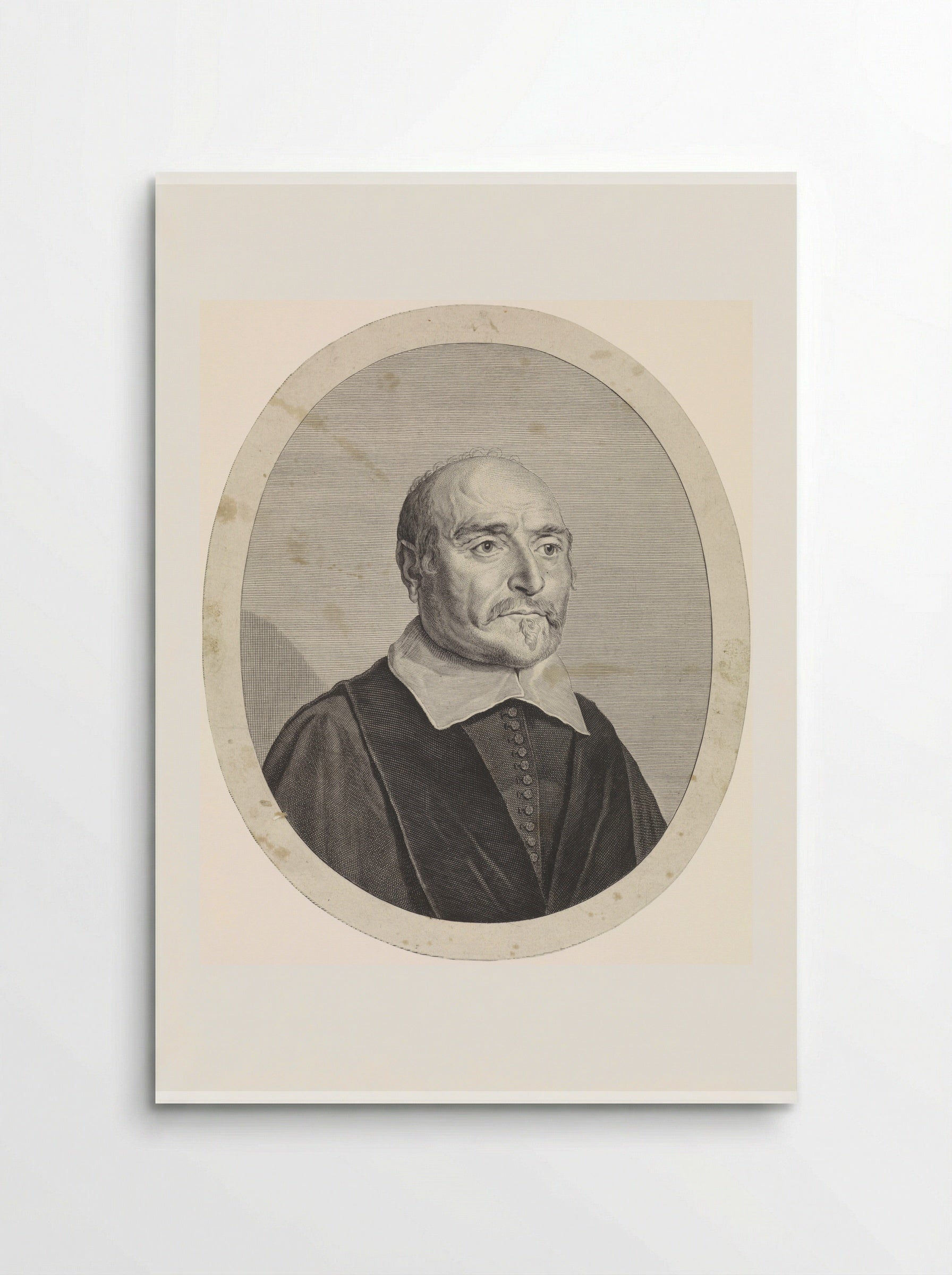 Portret van Jacobus Lansbergen - Theodor Matham - Poster