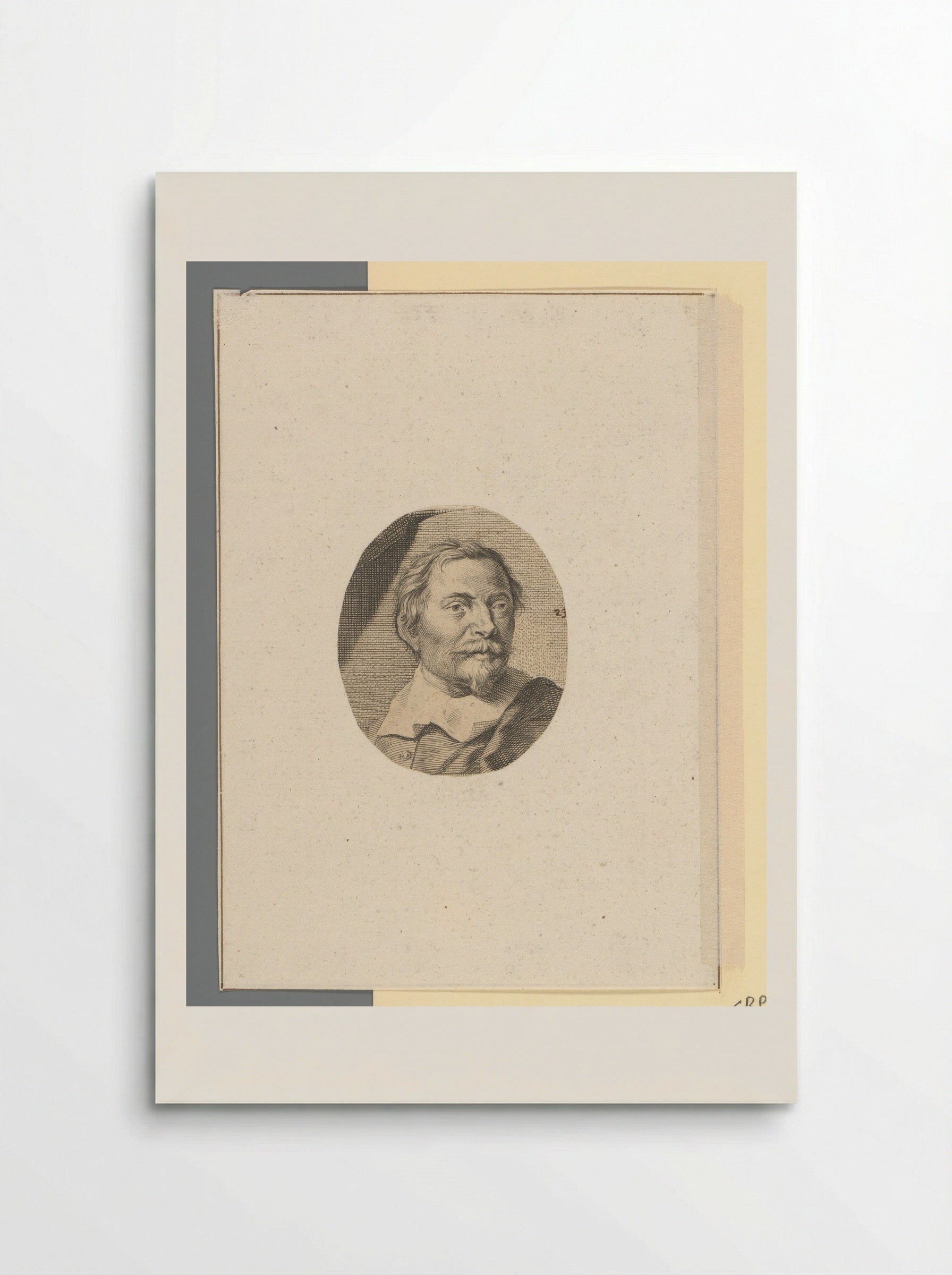 Portret van Jacques Jordaens - Jacob Houbraken - Poster