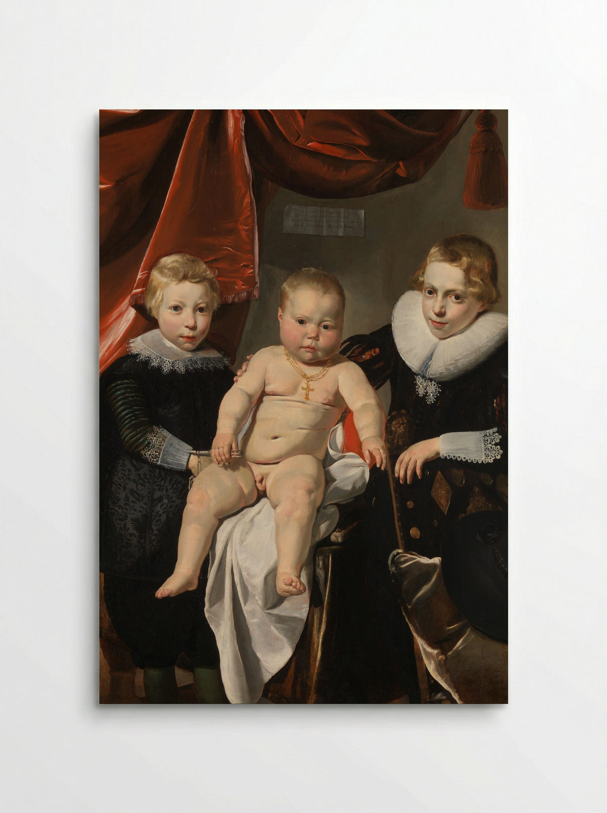 Portret van Jan, Simon en Hendrick Verstegen - Thomas de Keyser - Poster