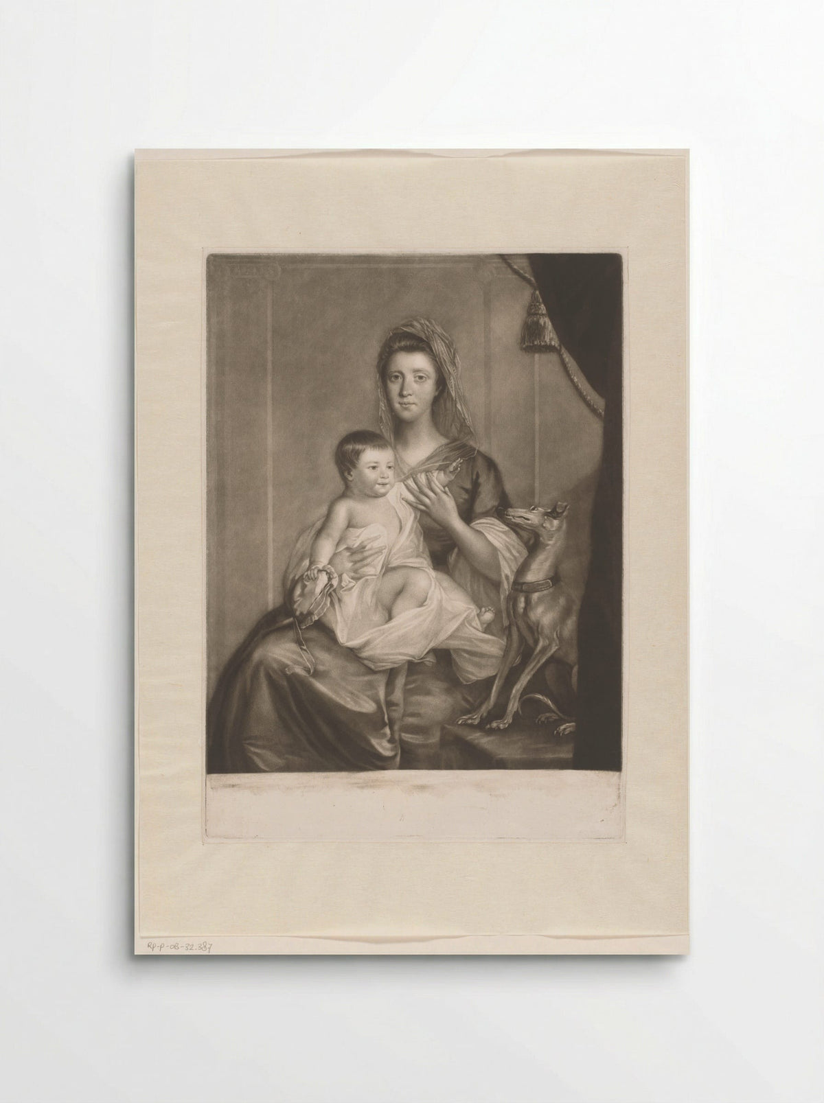 Portret van Jane Cathcart en haar dochter Jane - James McArdell - Poster