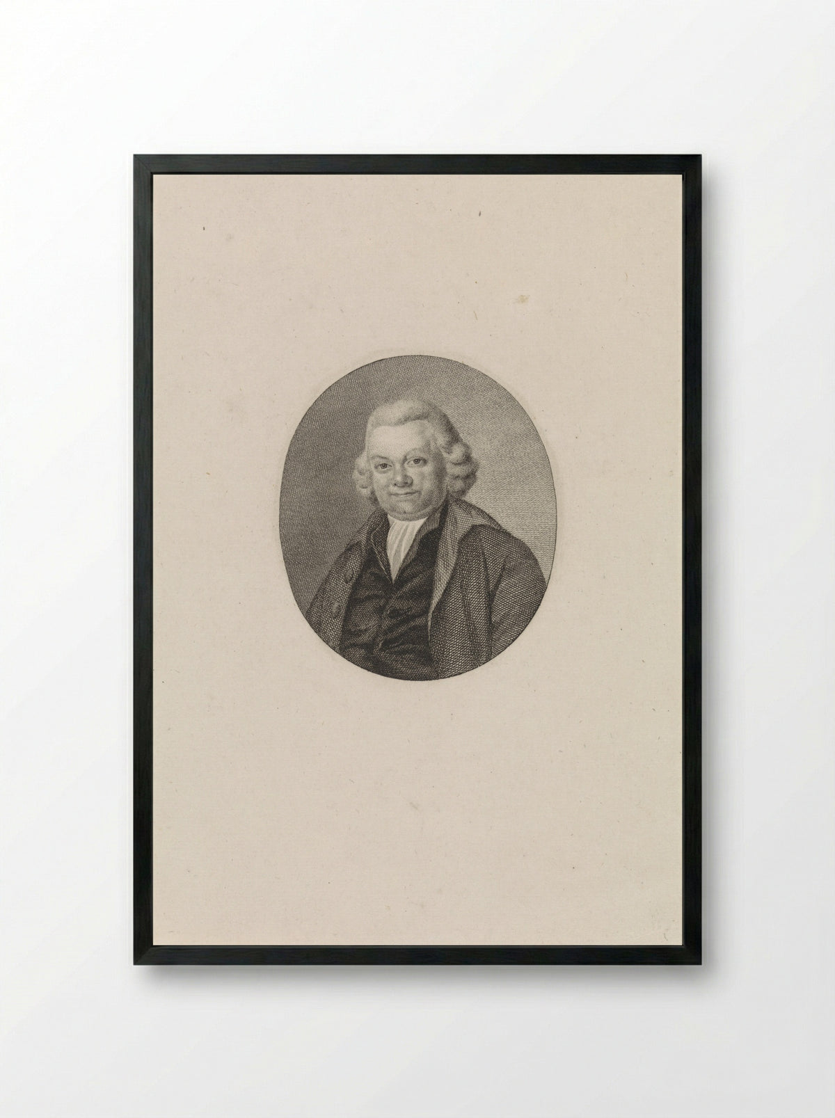 Portret van Jeronimo de Bosch - Reinier Vinkeles - Framed Print Black