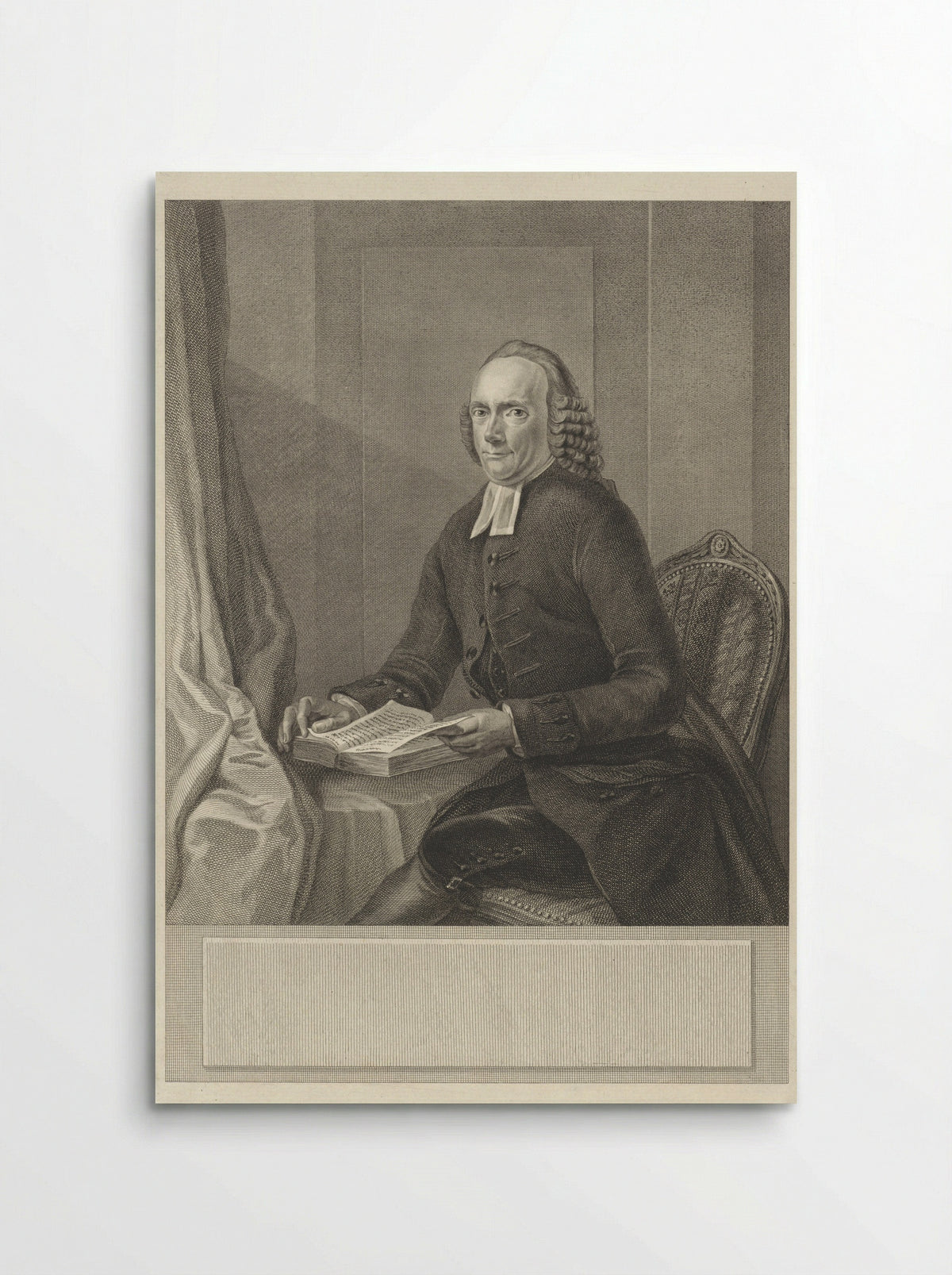 Portret van Johan Diedrich Deiman - Reinier Vinkeles (I) - Poster