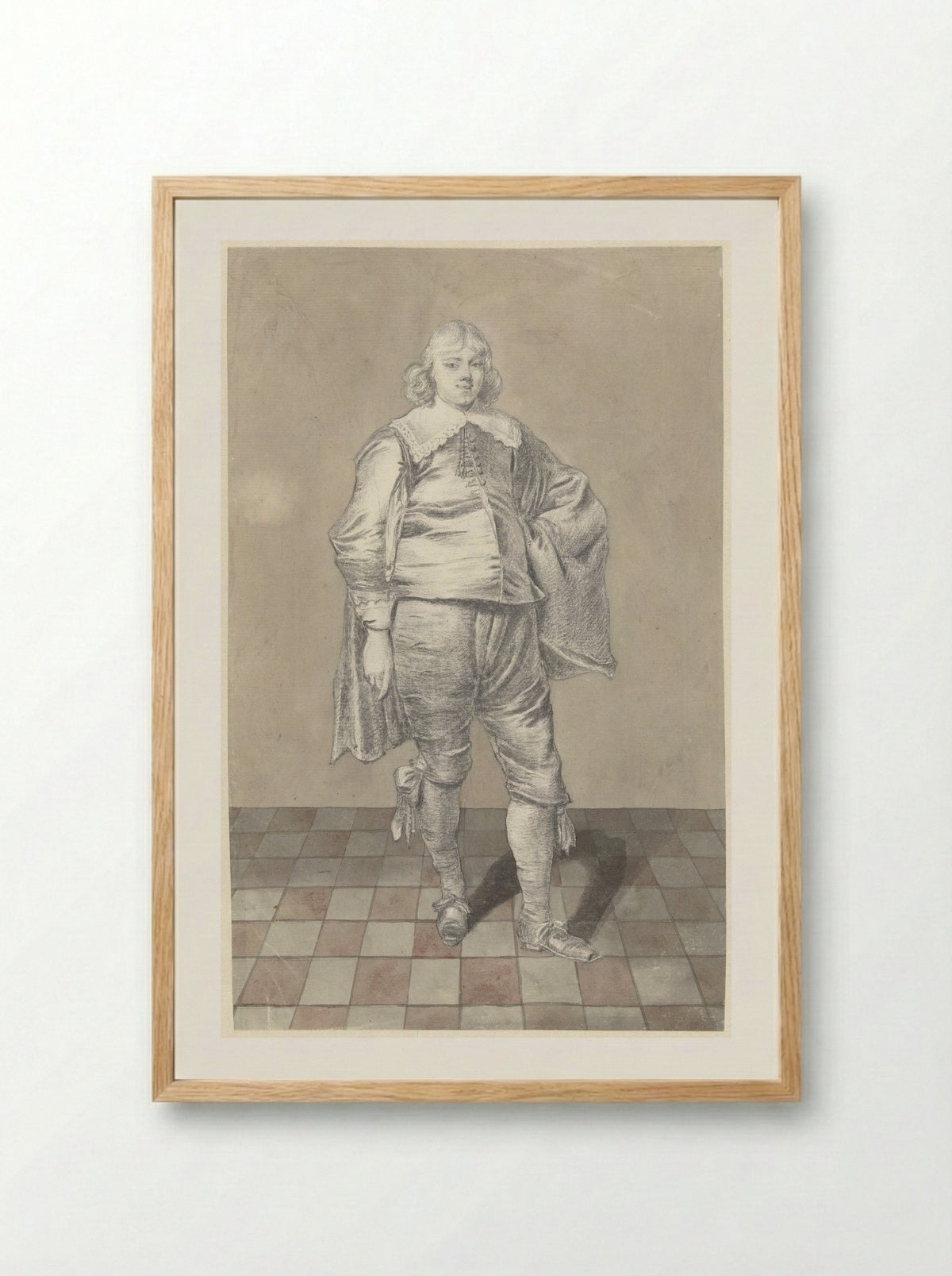 Portret van Johan Pieters Reael - Jacobus Versteegen - Framed Print Wood