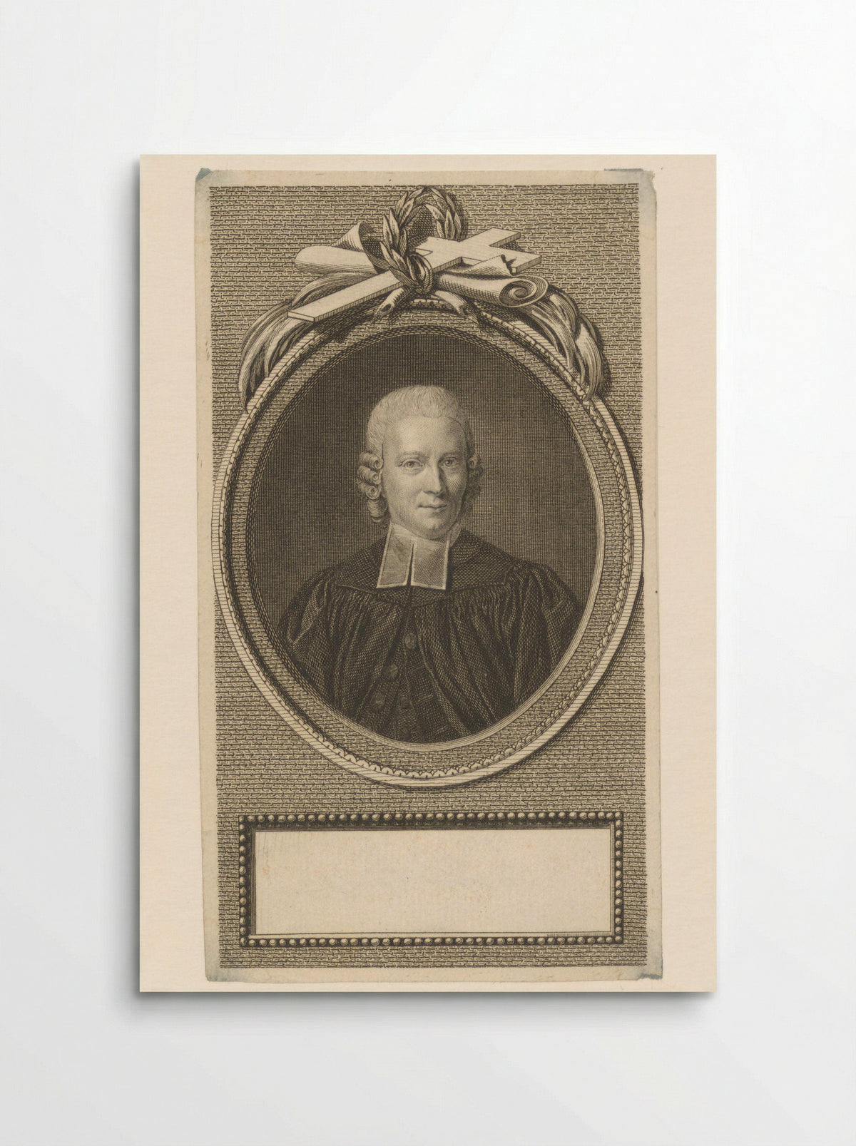 Portret van Johann Friedrich Rehkopf - Ephraïm Gottlieb Krüger - Poster