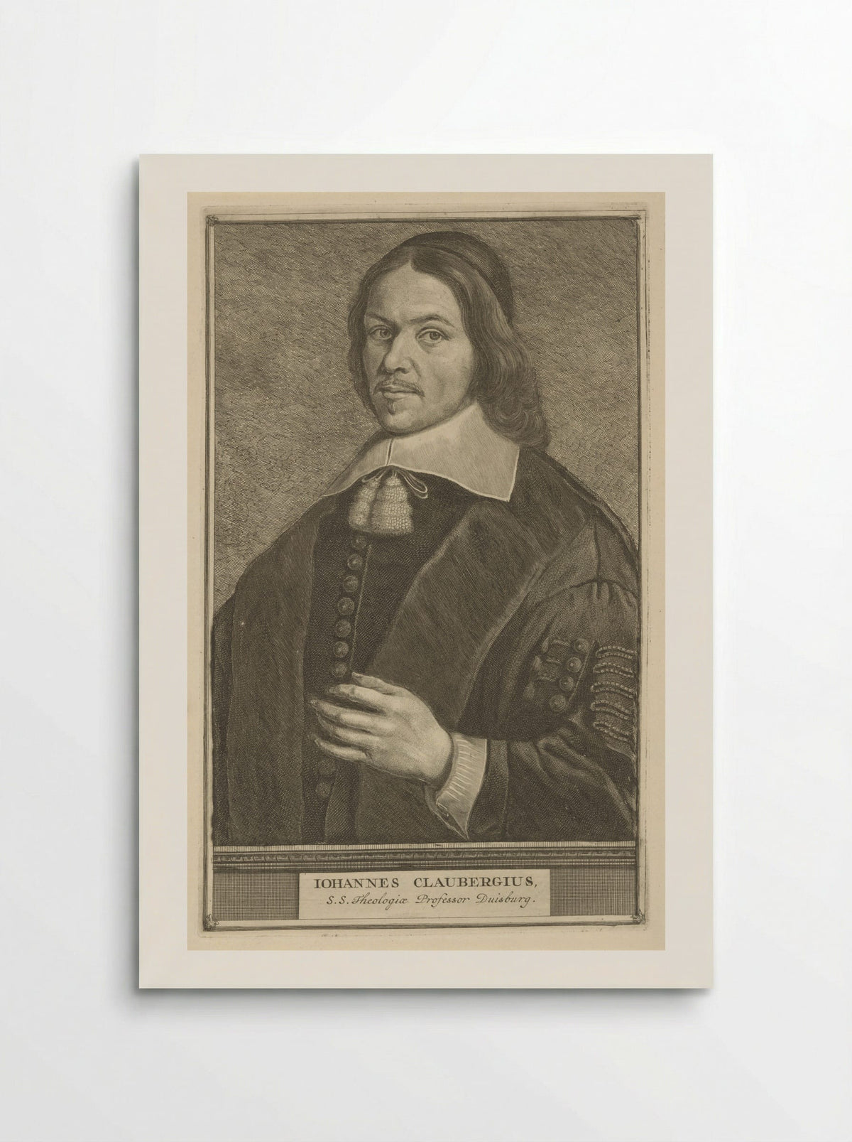 Portret van Johannes Clauberg - Jonas Suyderhoef - Poster