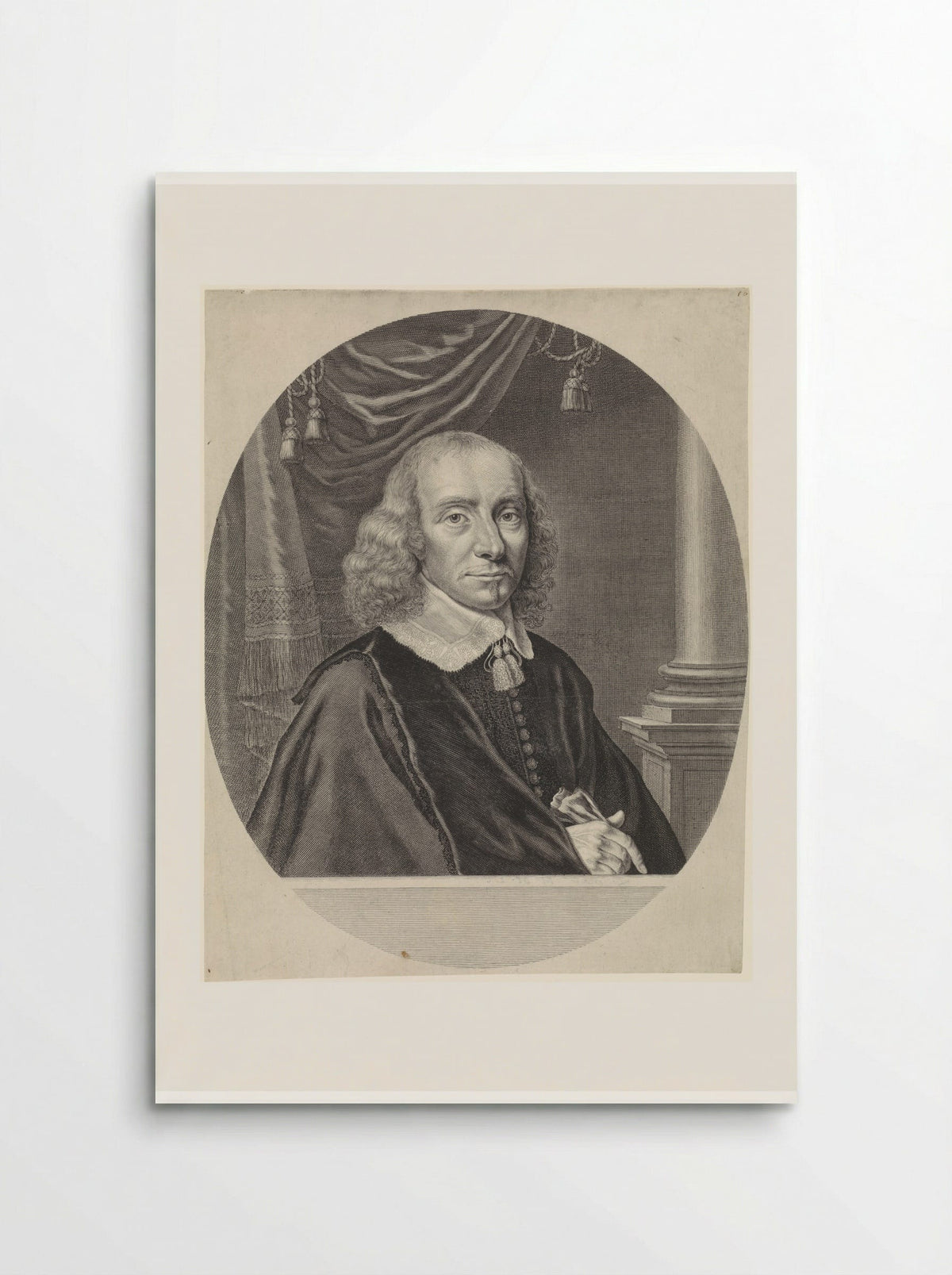Portret van Johannes de Jonghe - Theodor Matham - Poster