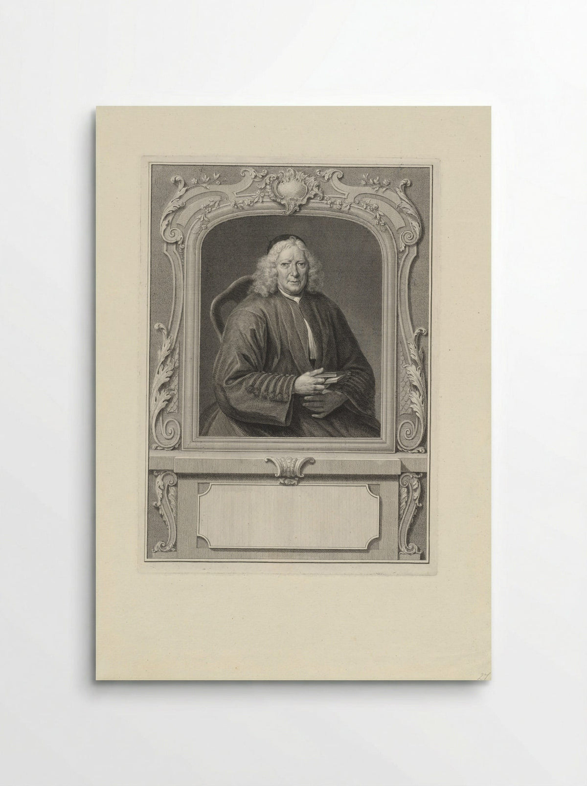 Portret van Josephus de Longas - Pieter Tanjé - Poster