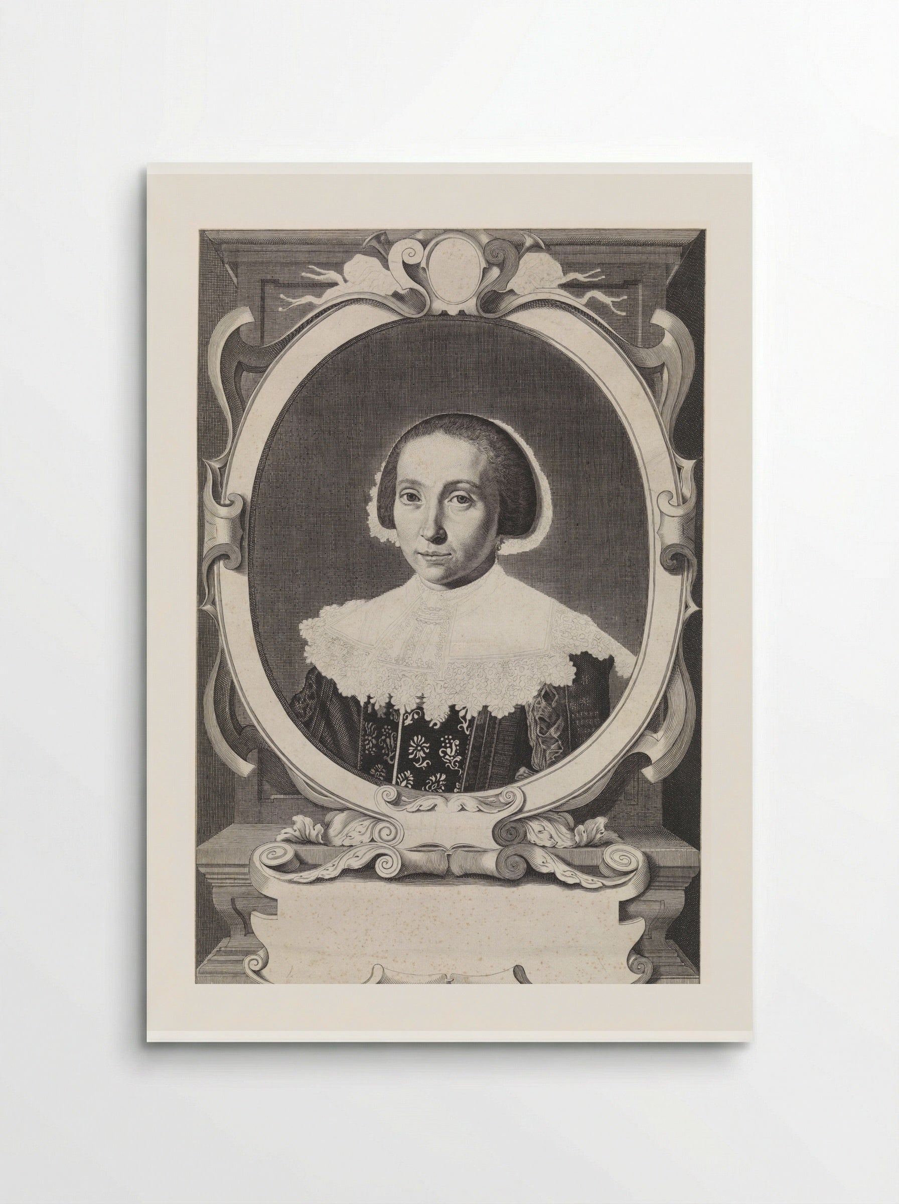Portret van Judith Cotermans - Theodor Matham - Poster
