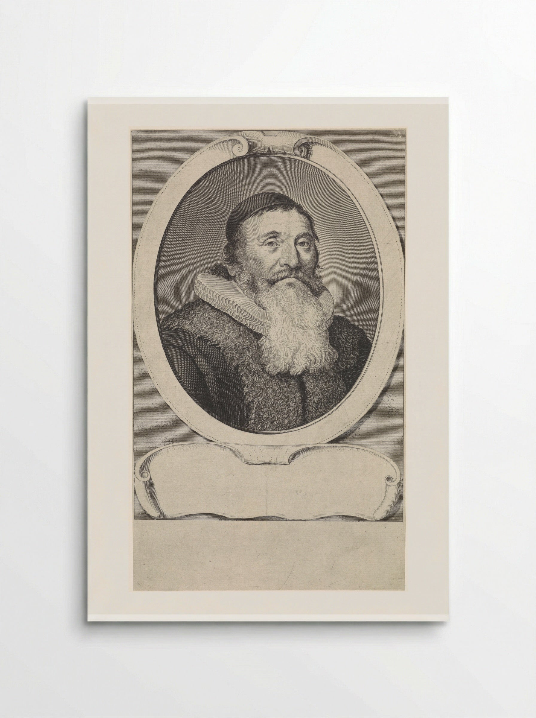 Portret van Julius Ayssonius Husinga - Theodor Matham - Poster