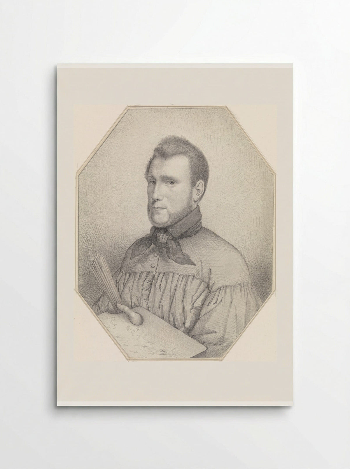 Portret van Koevoet Le Flamand - Jacobus Ludovicus Cornet - Poster