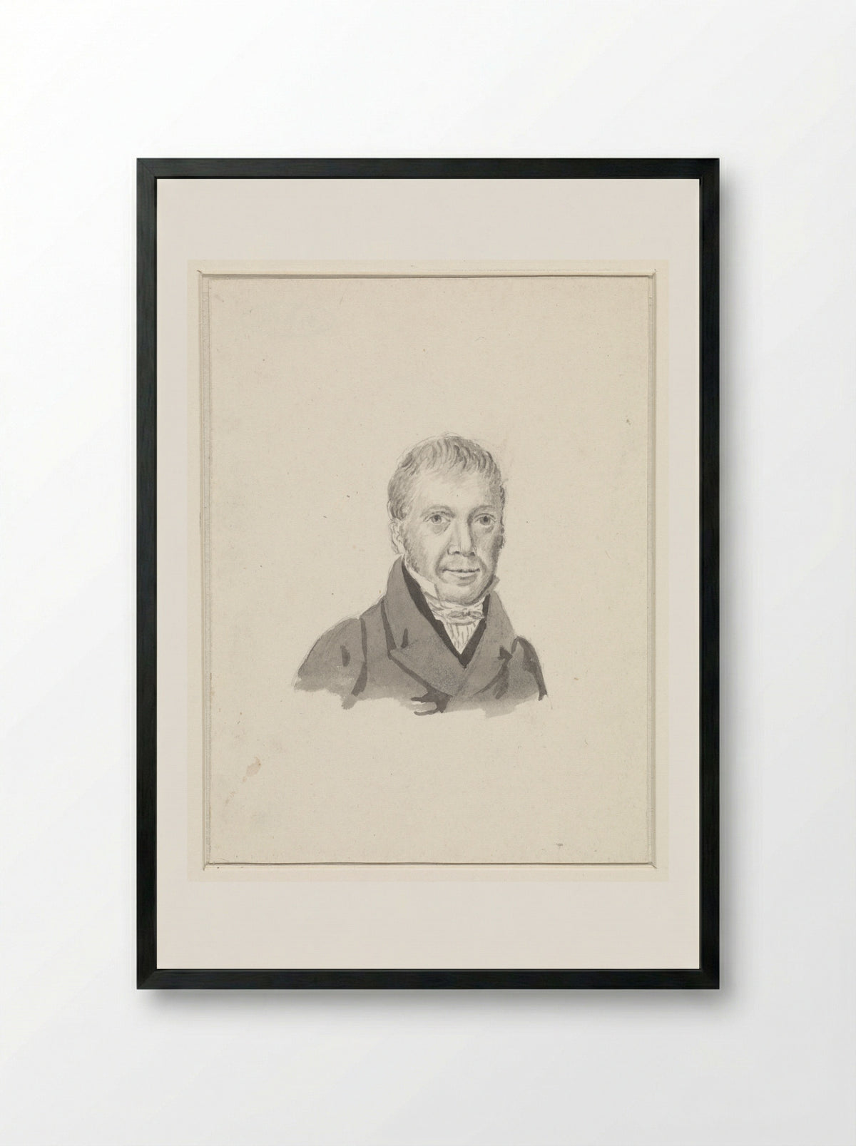Portret van Lodewijk Ten Bokkel - Jan Willem Caspari - Framed Print Black