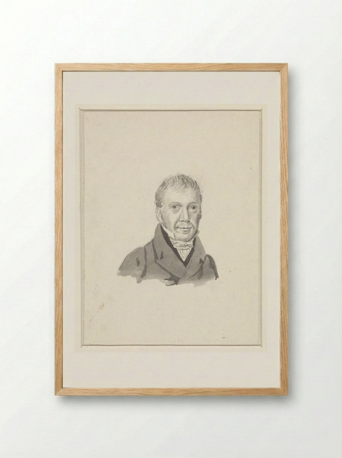 Portret van Lodewijk Ten Bokkel - Jan Willem Caspari - Framed Print Wood