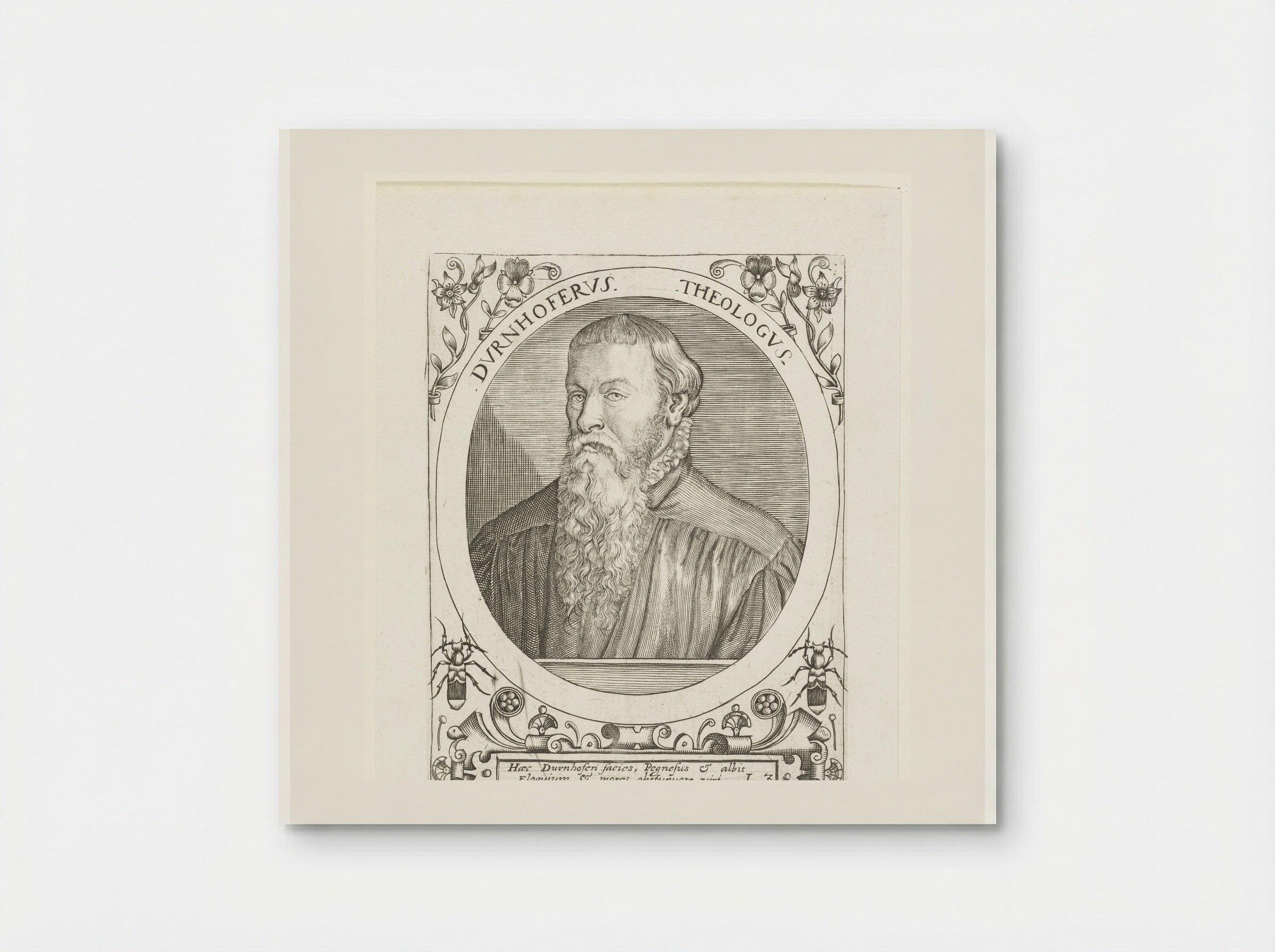Portret van Lorenz Dürnhofer - Theodor de Bry - Poster