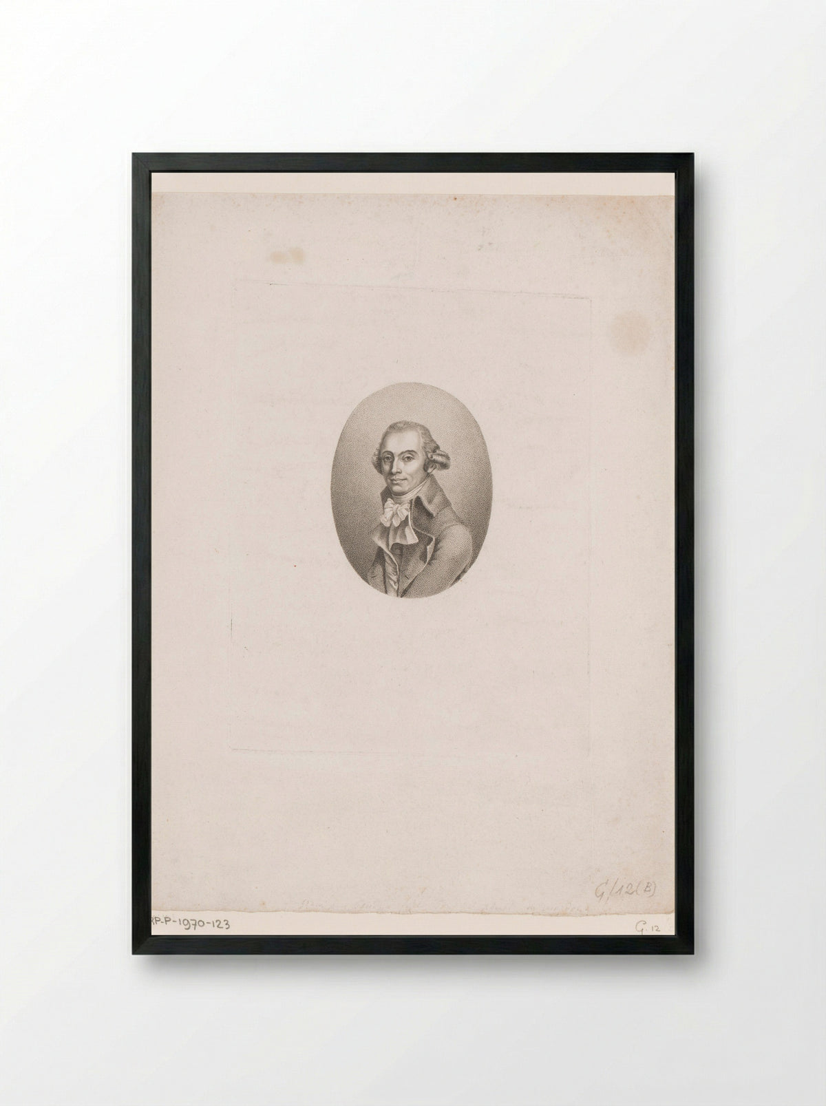 Portret van Louis Viardot - Pierre-Paul Prud'hon - Framed Print Black