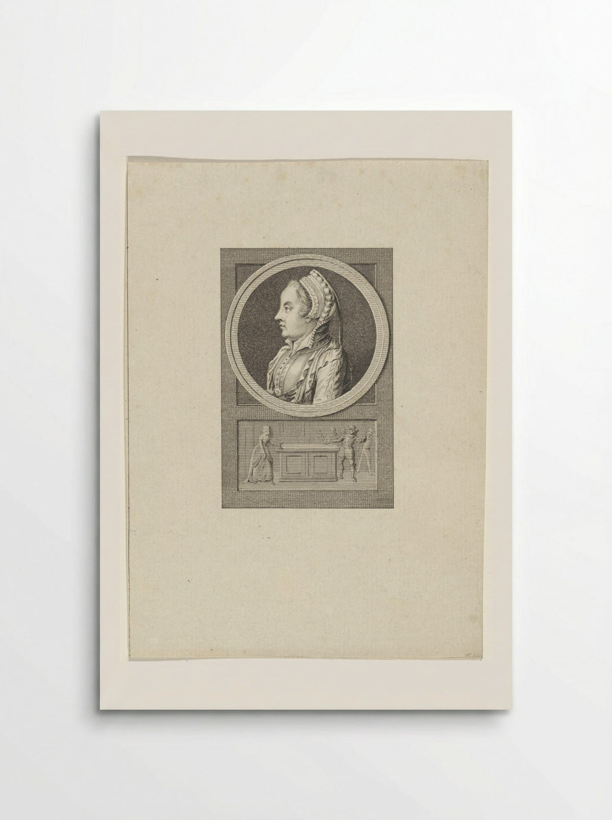 Portret van Margaretha Coppier - Reinier Vinkeles - Poster