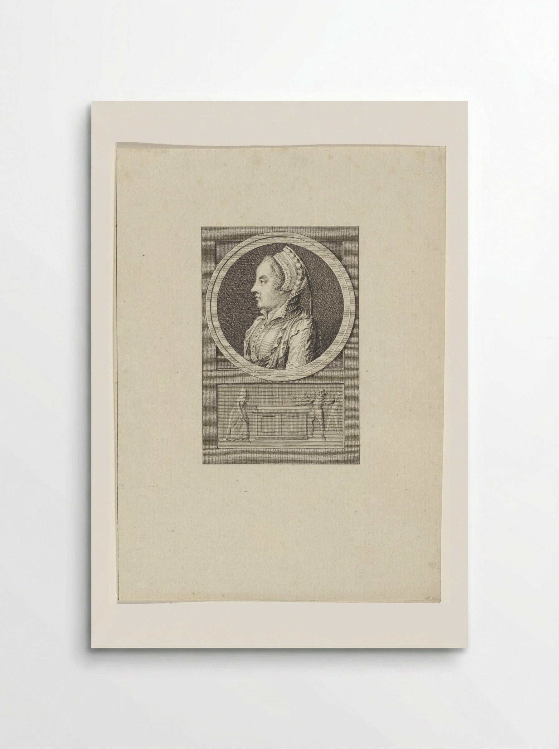 Portret van Margaretha Coppier - Reinier Vinkeles - Poster