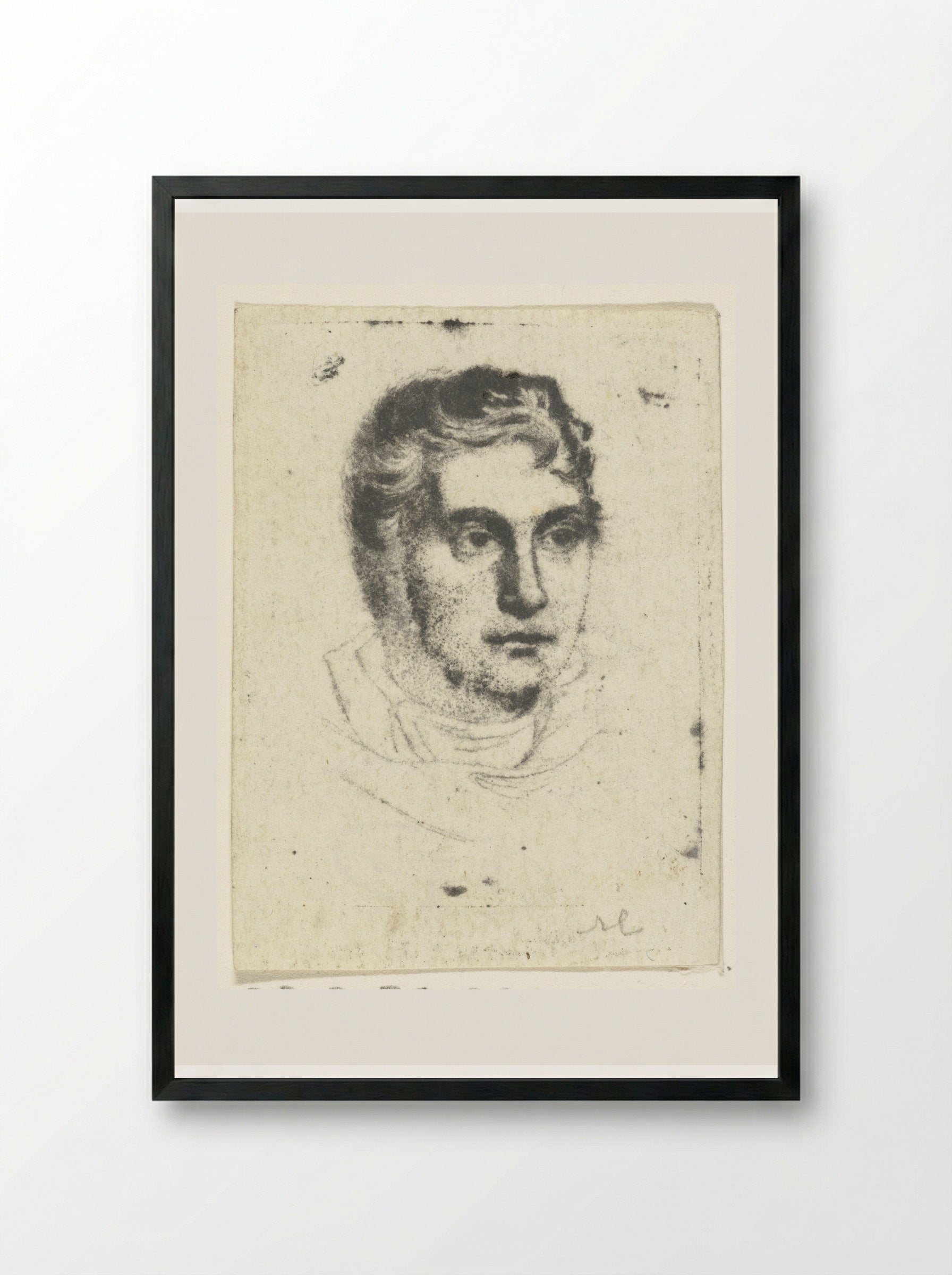 Portret van Mr. Jan Otto Bagelaar - Ernst Willem Jan Bagelaar - Framed Print Black