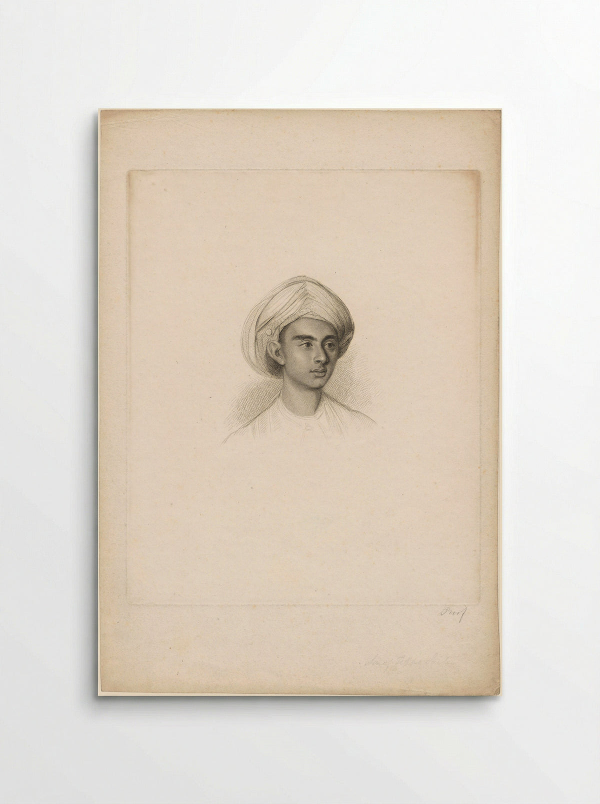 Portret van Mu'izz Ud-Din Sultan - Charles Picart - Poster