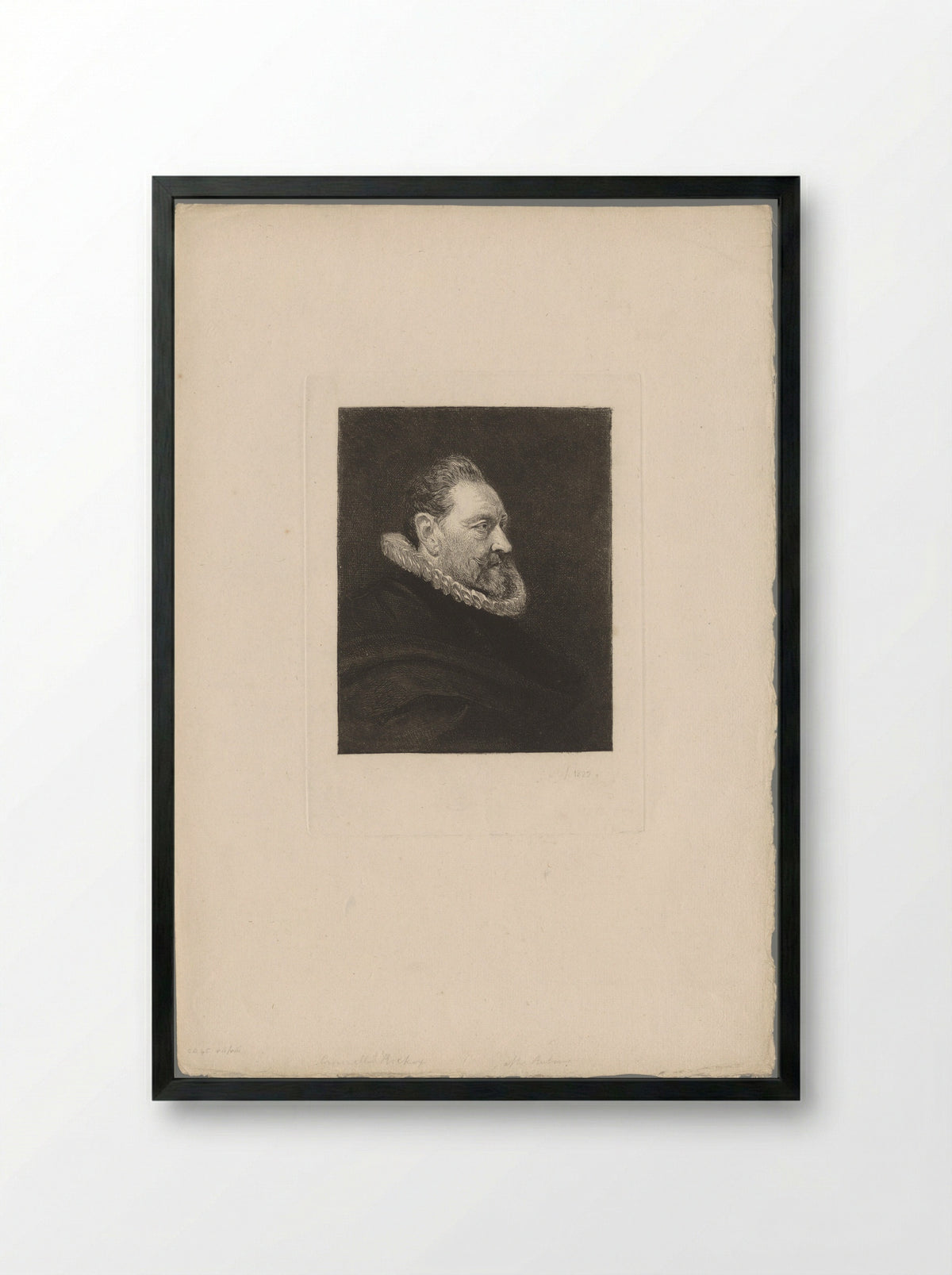 Portret van Nikolaas Rockox - Andrew Geddes - Framed Print Black