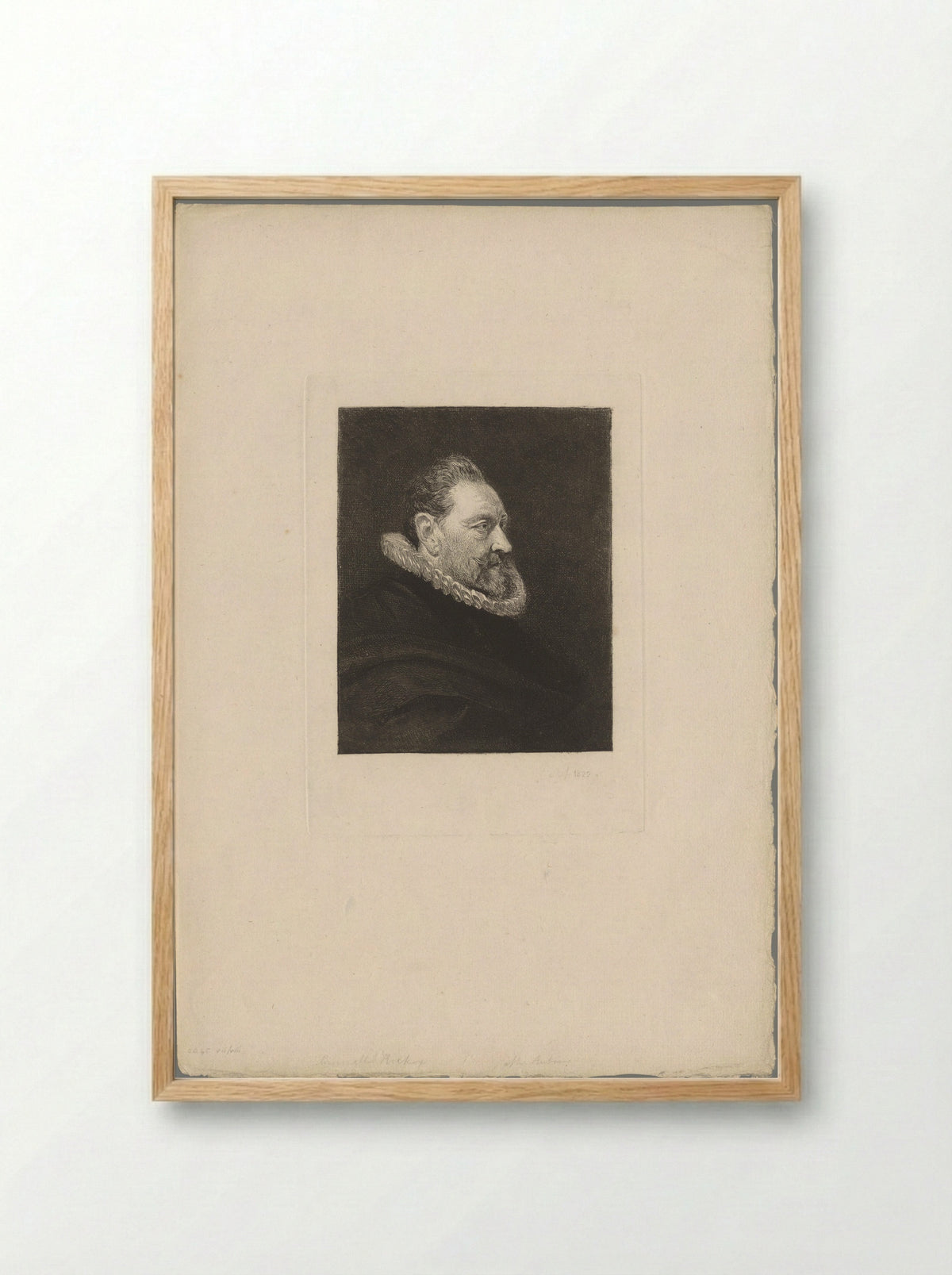 Portret van Nikolaas Rockox - Andrew Geddes - Framed Print Wood