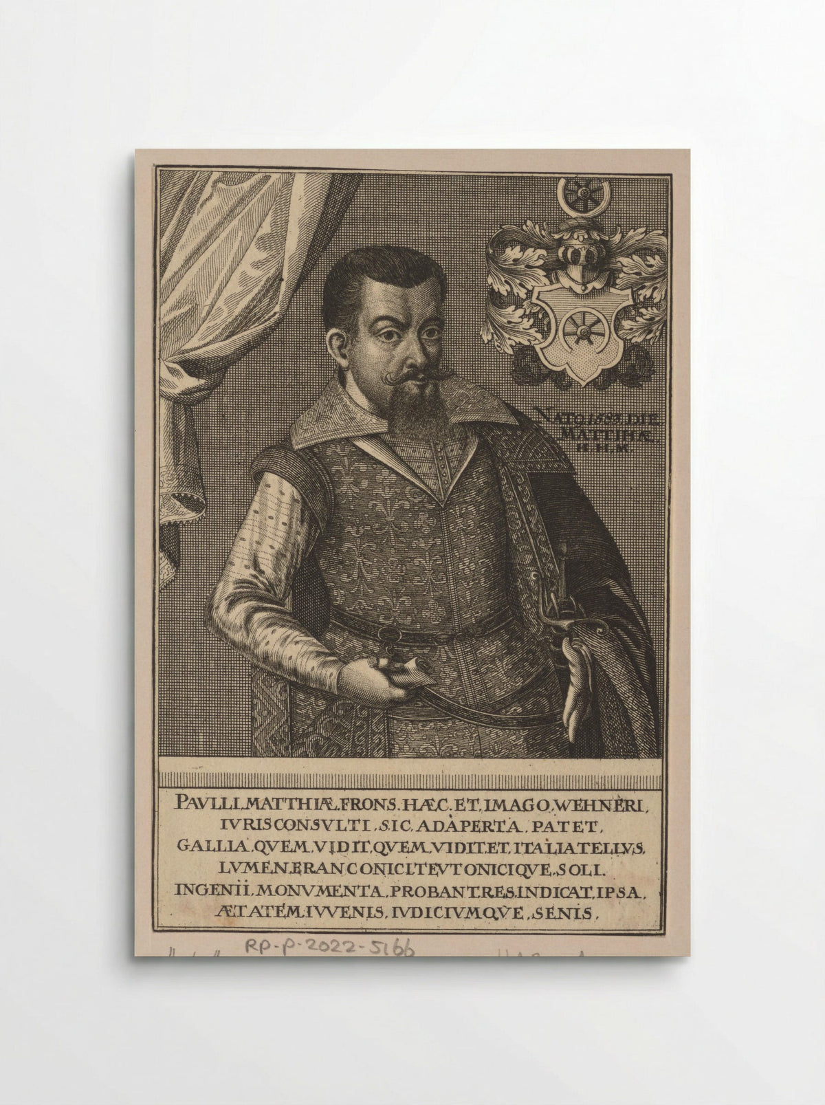 Portret van Paul Matthias Wehner - Michael Rössler - Poster