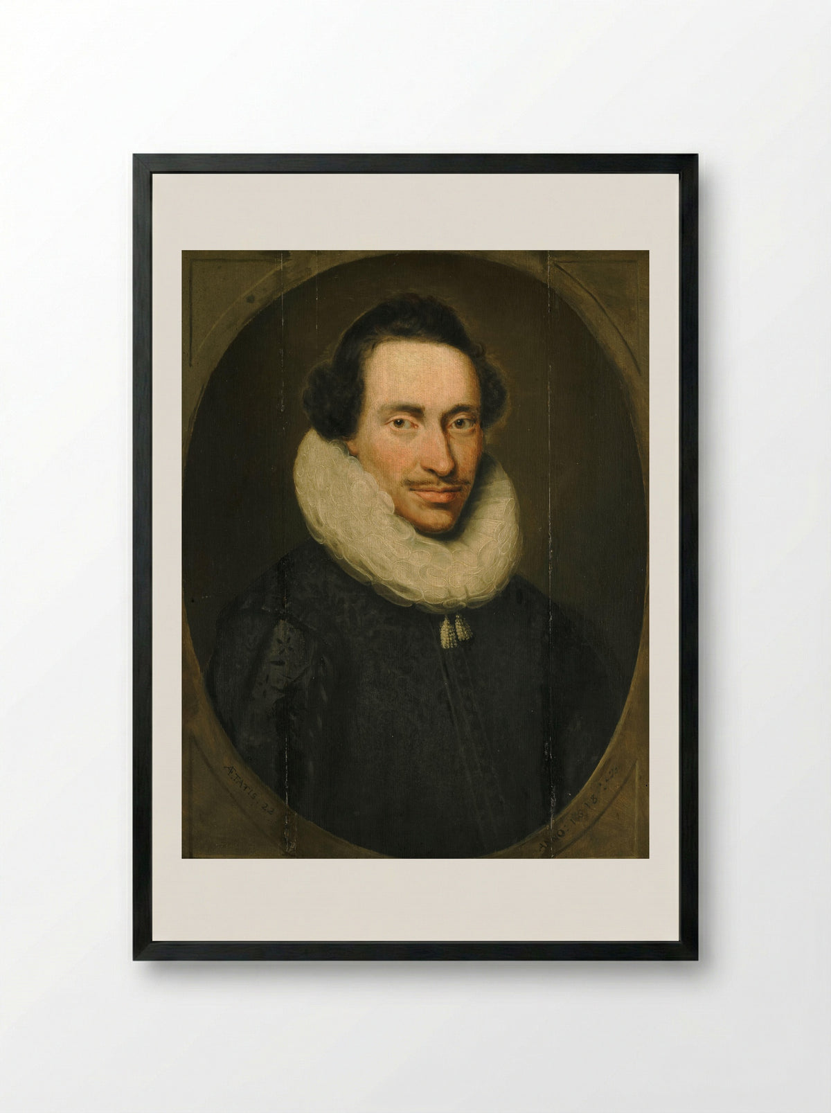 Portret van Philippe le Mire - Jacob Lambrechtsz. Loncke - Framed Print Black