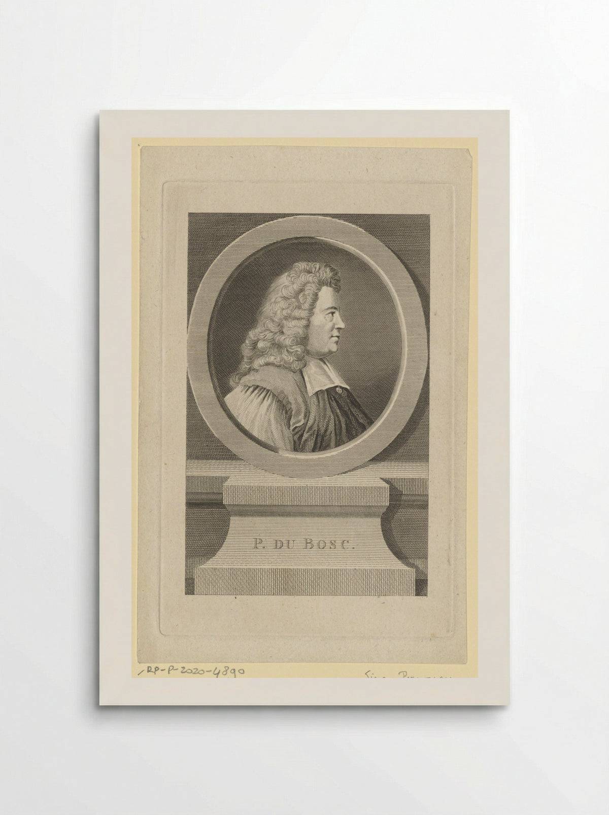 Portret van Pierre du Bosc - Thomas Cook - Poster